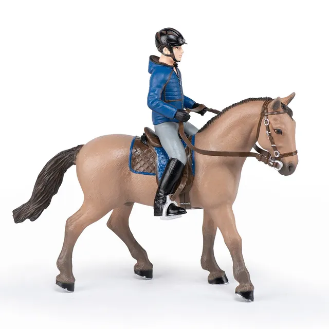 papo-chevaux-figurine-cheval-de-promenade-cavalier image 1