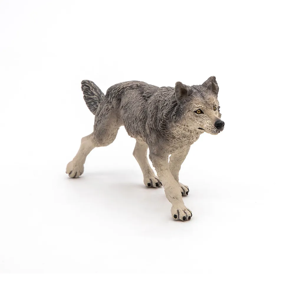 papo-wildlife-louve-grise-figurine-loup-for-t image 1