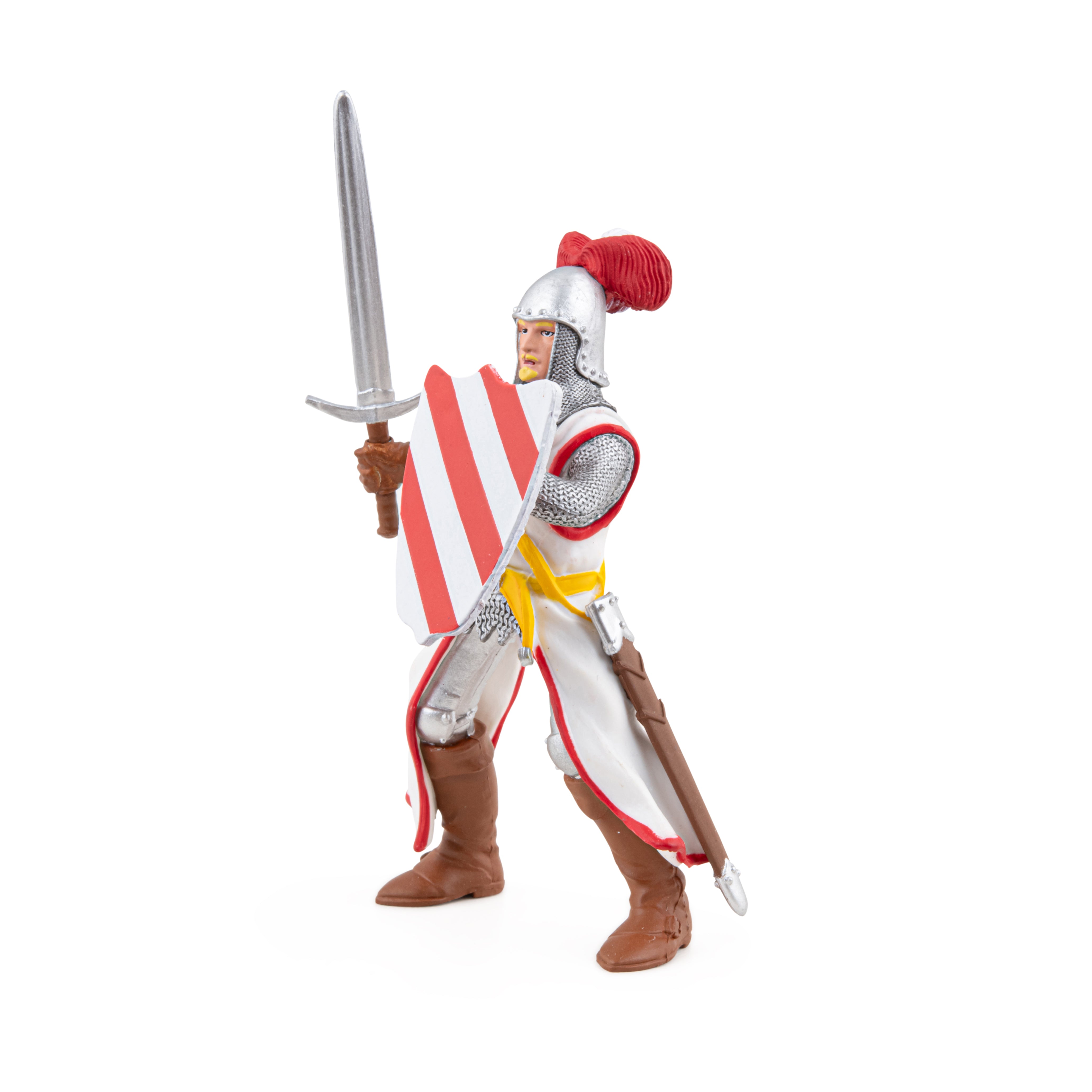 papo-medieval-figurine-lancelot-chevalier-p-e-et-bouclier image 2