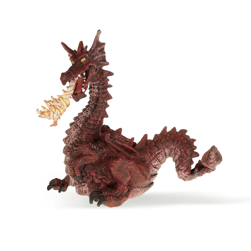 papo-enchanted-world-figurine-dragon-rouge-flamme image 1