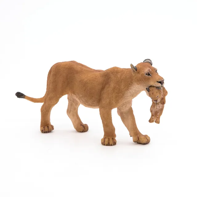 papo-wildlife-figurine-lionne-avec-lionceau-savane image 1