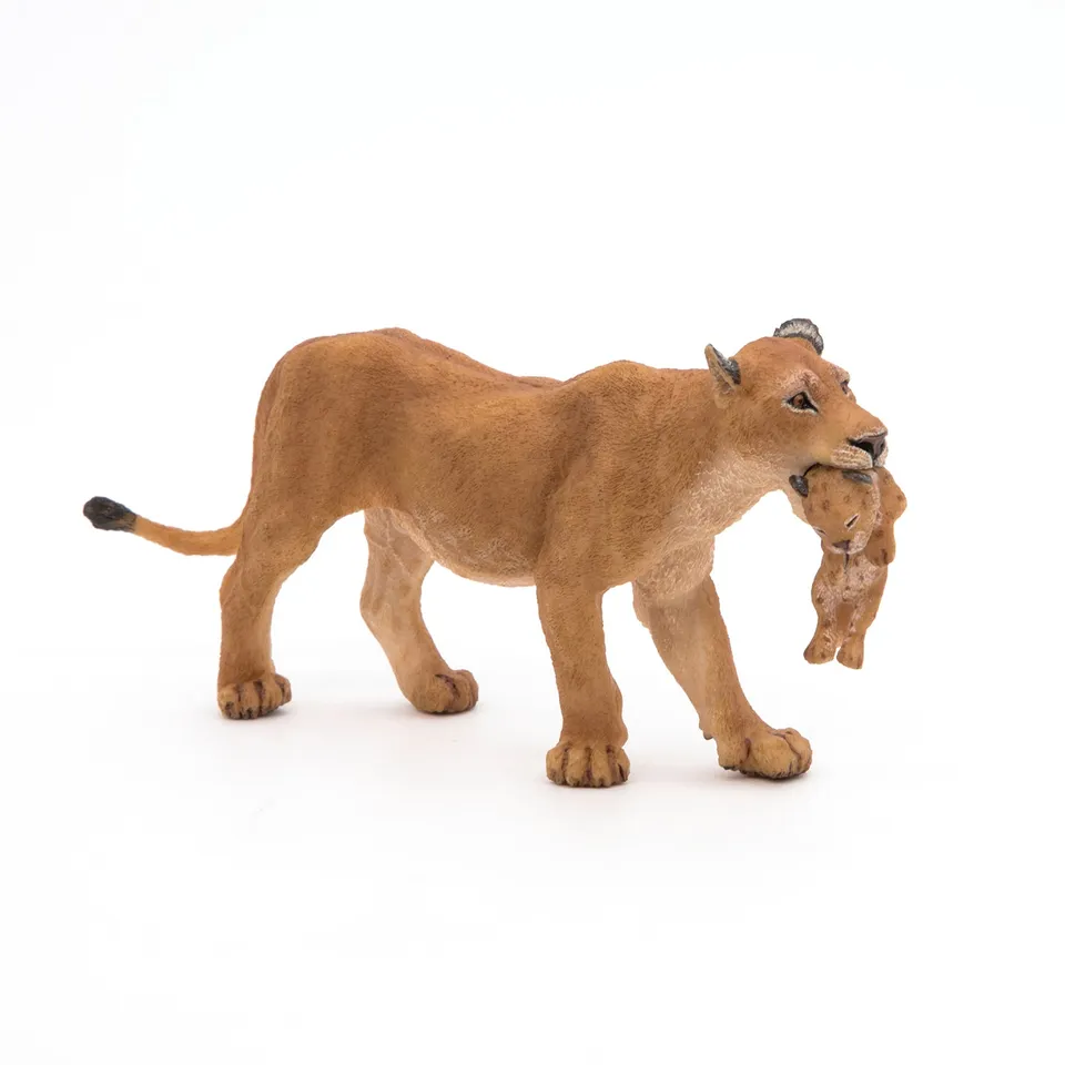 papo-wildlife-figurine-lionne-avec-lionceau-savane image 1