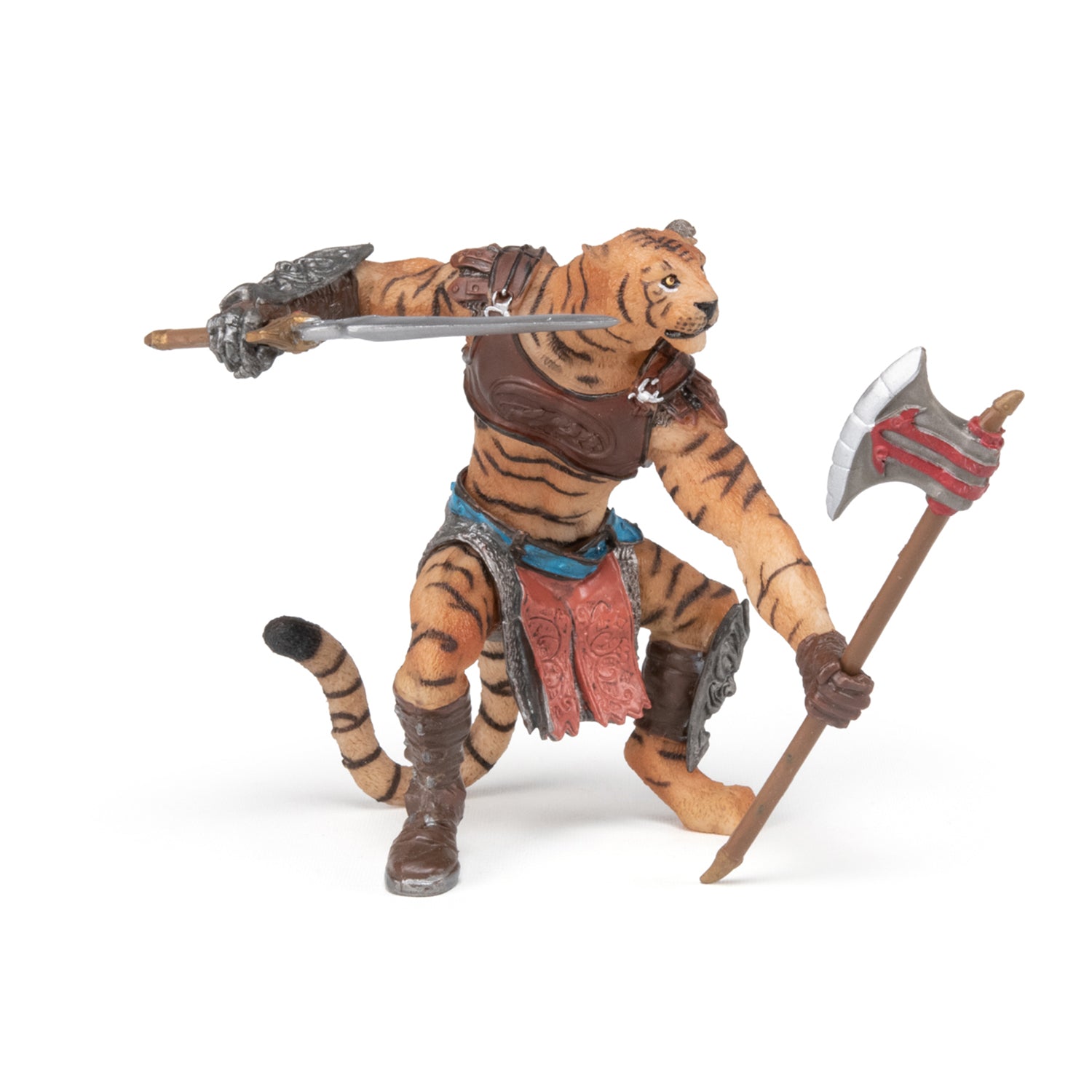 papo-fantasy-mutant-tigre-figurine-monstre-guerrier-tigre image 1
