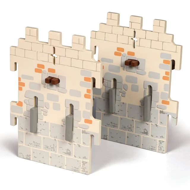 papo-medieval-set-6-ch-teau-ma-tre-des-armes-2-murs image 1