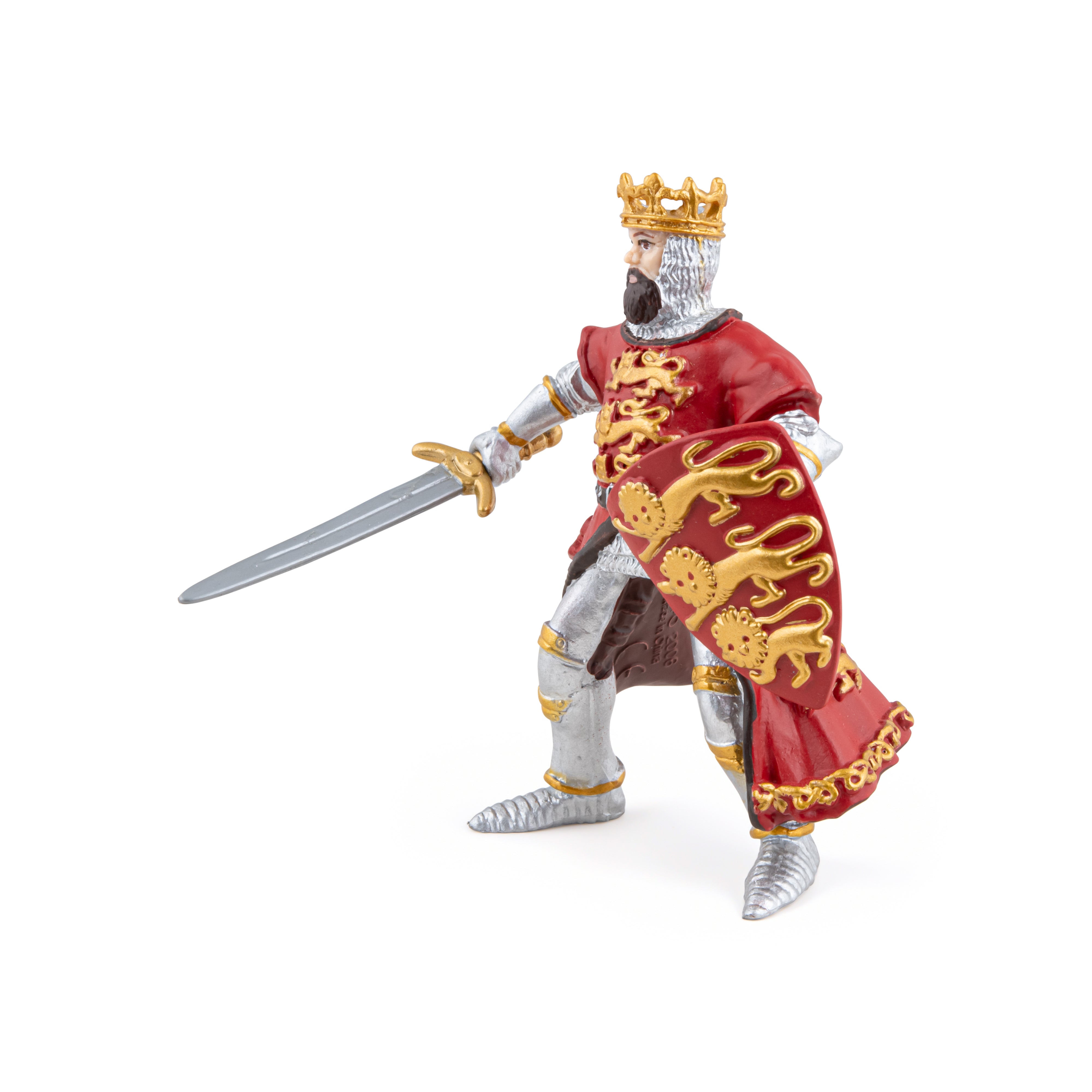 papo-medieval-roi-richard-rouge-figurine-chevalier image 2