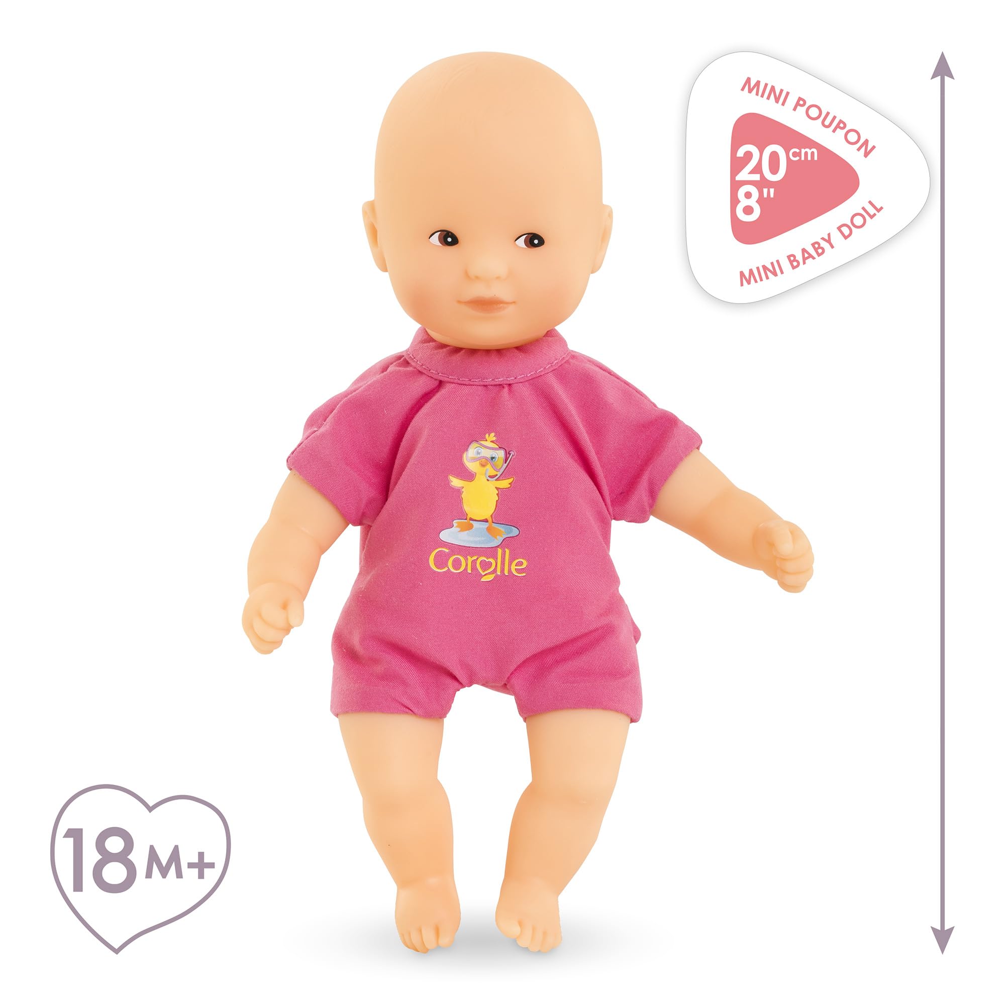 corolle-mon-premier-poupon-mini-bain-rose-poupon-20-cm image 2