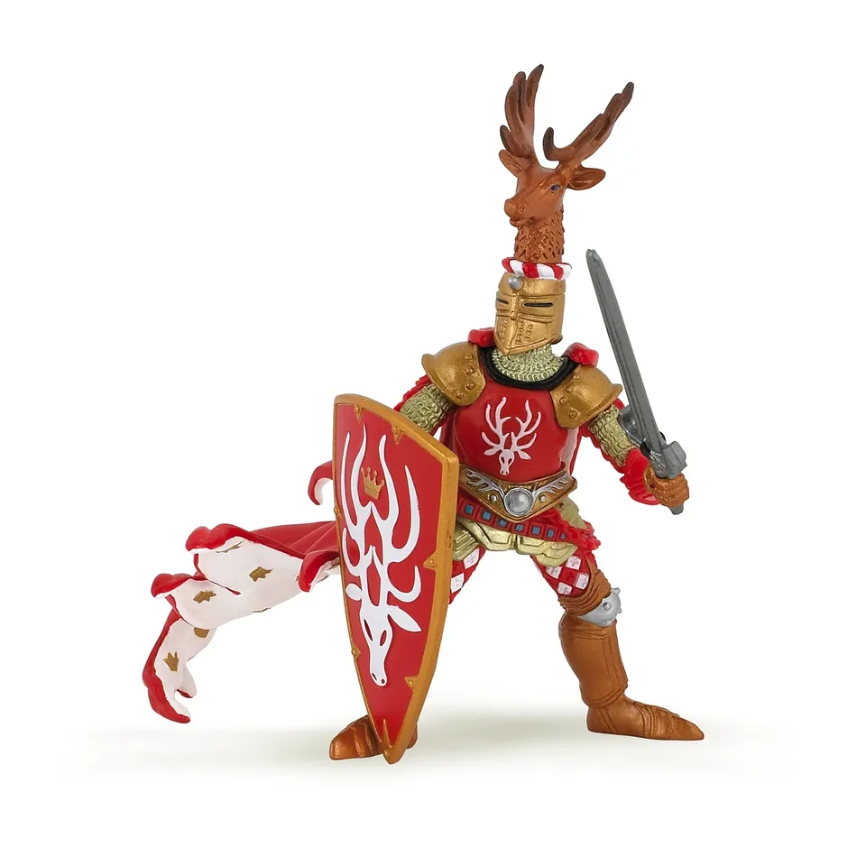 papo-medieval-figurine-ma-tre-des-armes-cimier-cerf image 1