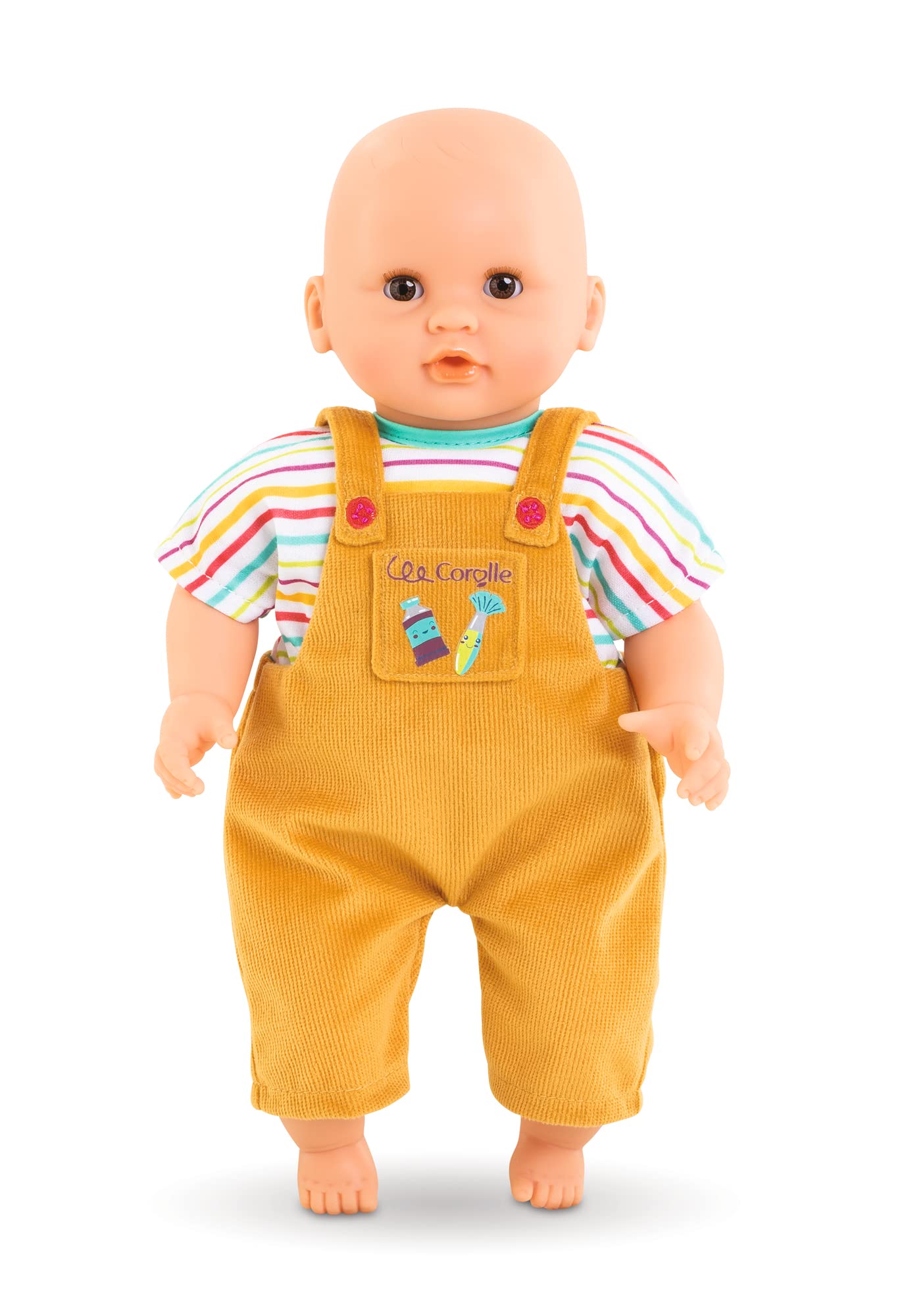 corolle-mon-premier-tshirt-salopette-petit-artiste-poupon-30cm image 3