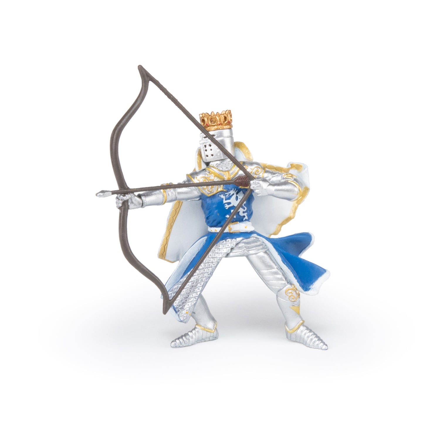 papo-medieval-roi-au-dragon-l-arc-figurine-cheval-galop image 1