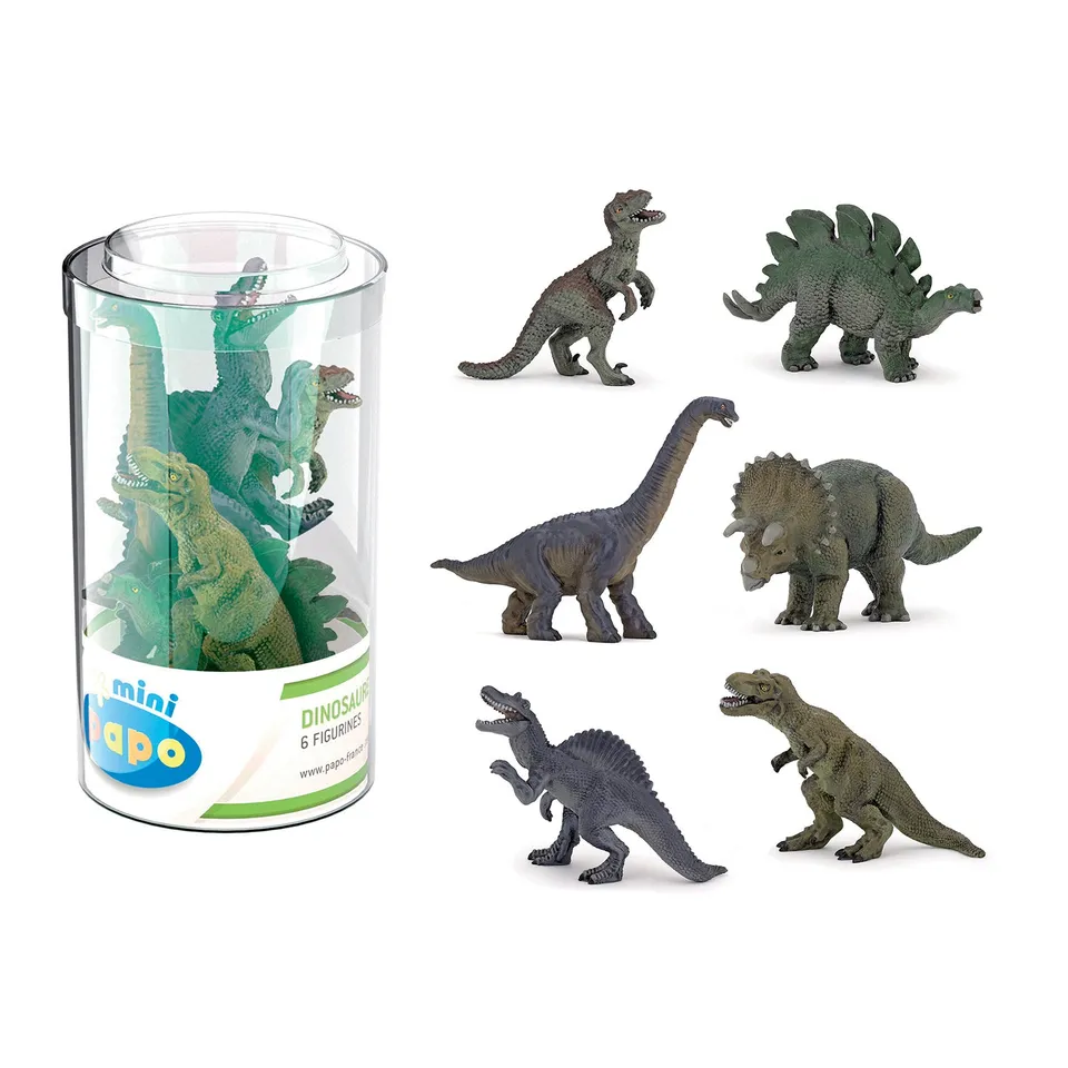 papo-mini-papo-mini-plus-dinosaures-lot-1-figurine-lot-6-pi-ces image 1