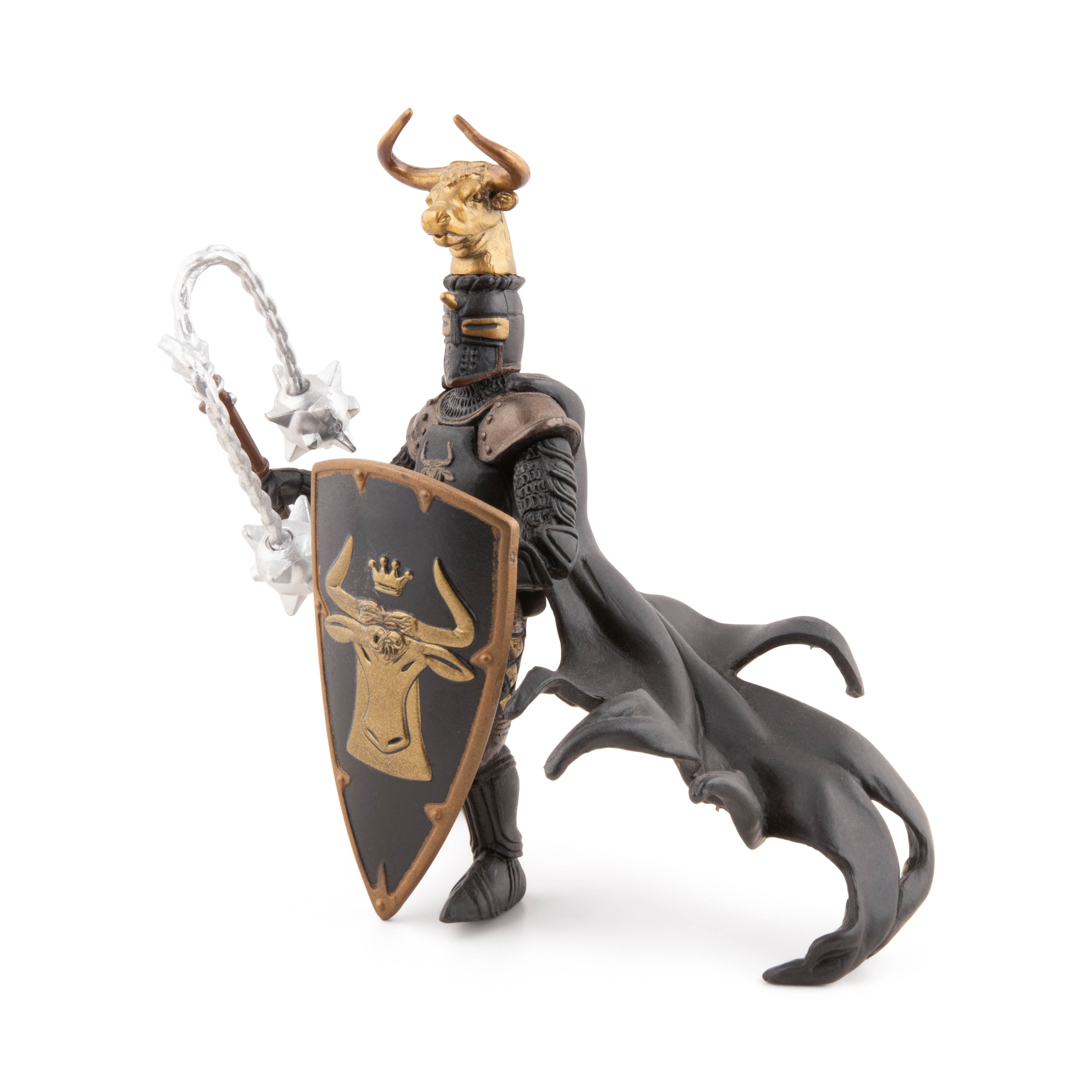 papo-medieval-ma-tre-des-armes-cimier-taureau-chevalier image 5