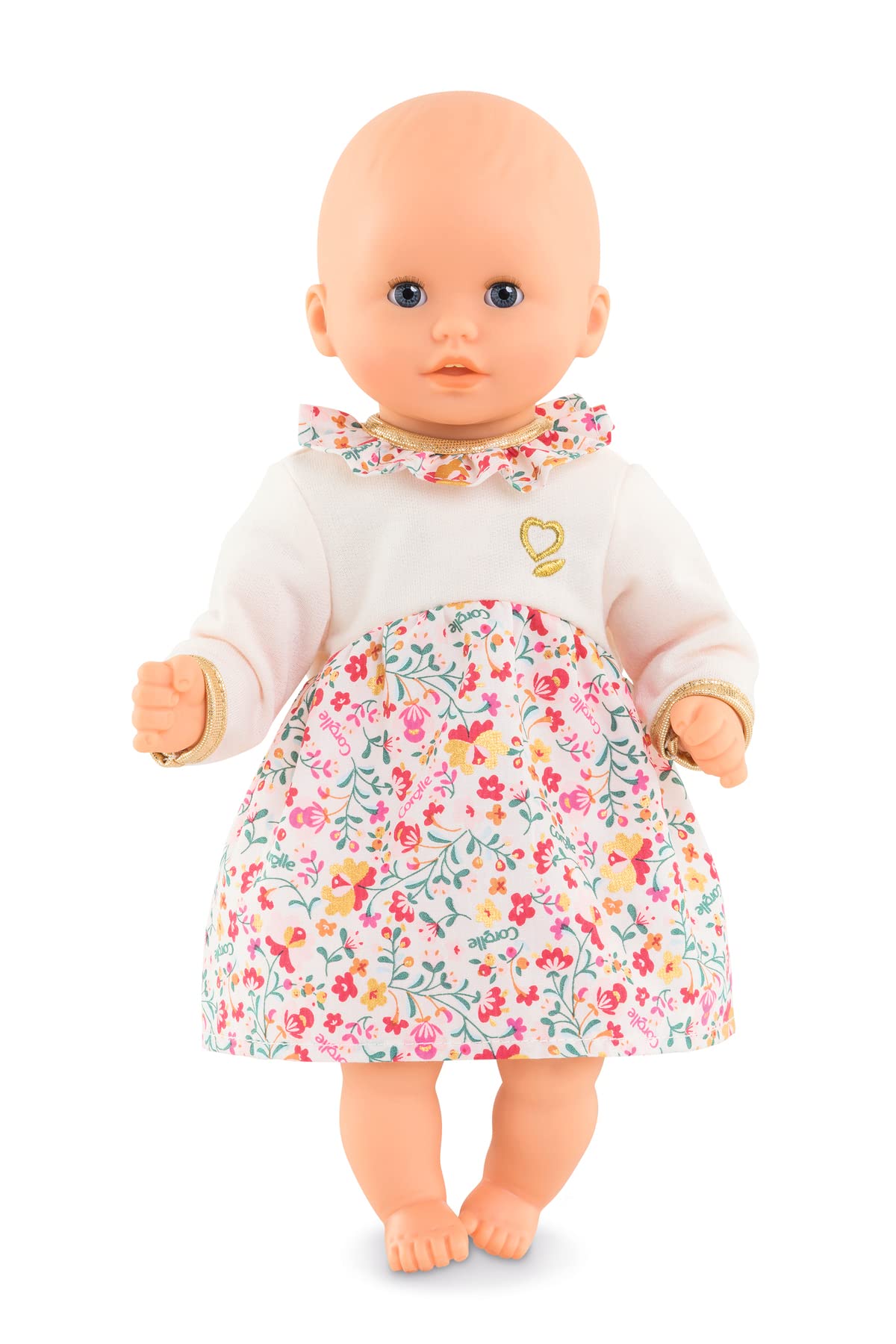 corolle-mon-premier-robe-hiver-en-fleurs-poupon-30-cm-chic image 2