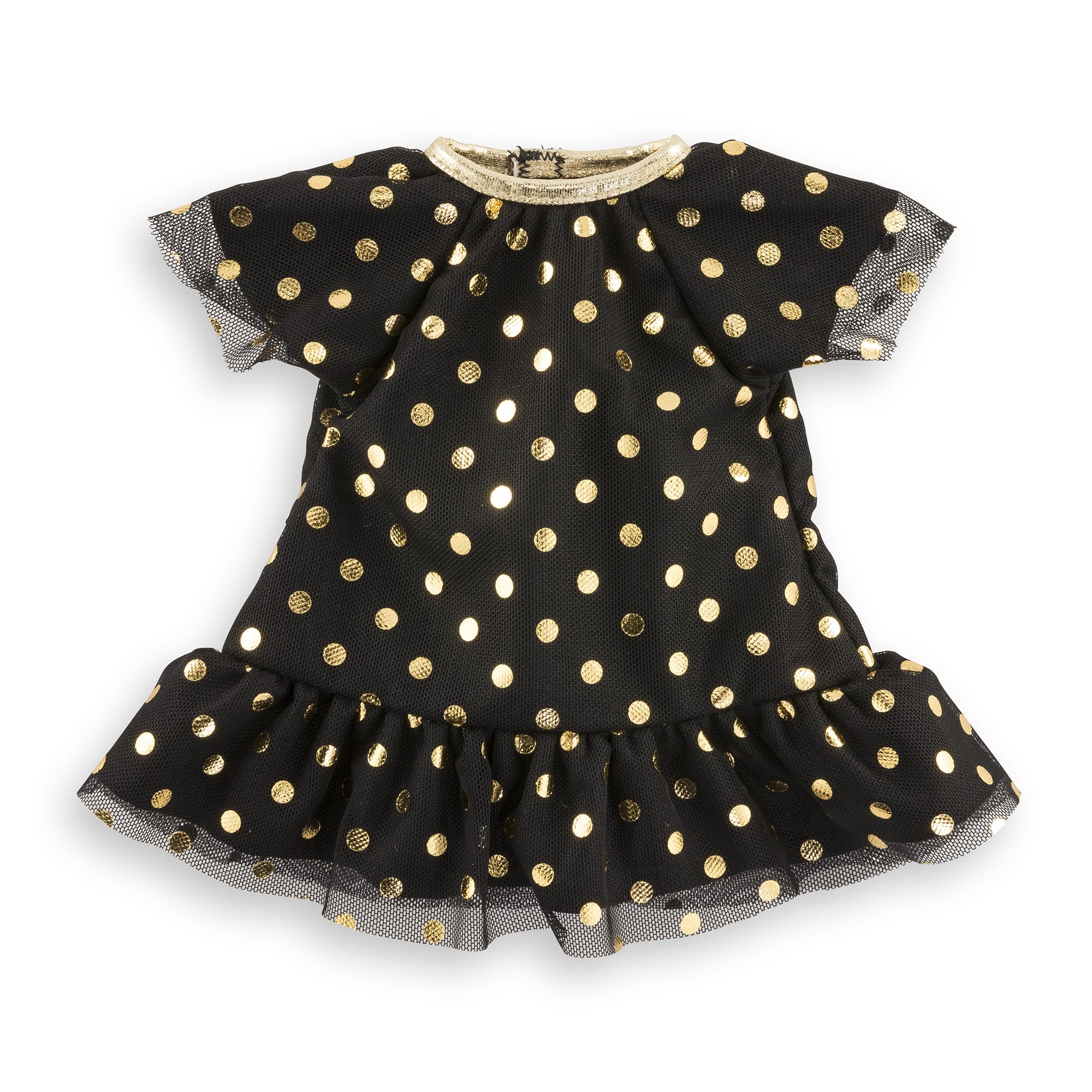 corolle-ma-corolle-robe-noire-pois-or-v-tement-36-cm-soir-e image 1
