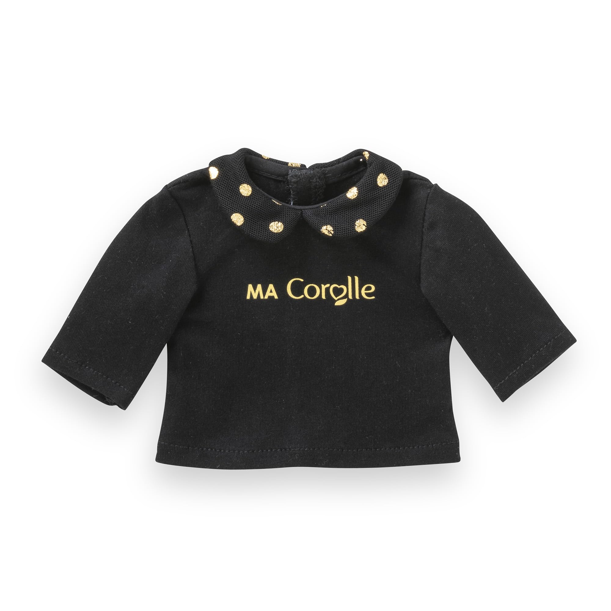 corolle-ma-corolle-t-shirt-noir-et-or-poup-e-36-cm image 1