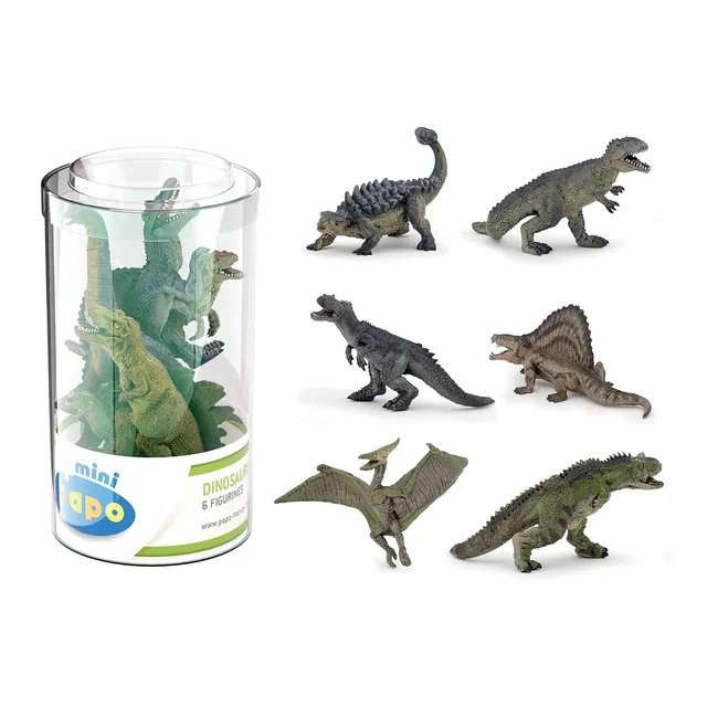 papo-mini-plus-dinosaures-lot-2-figurines-x6 image 1