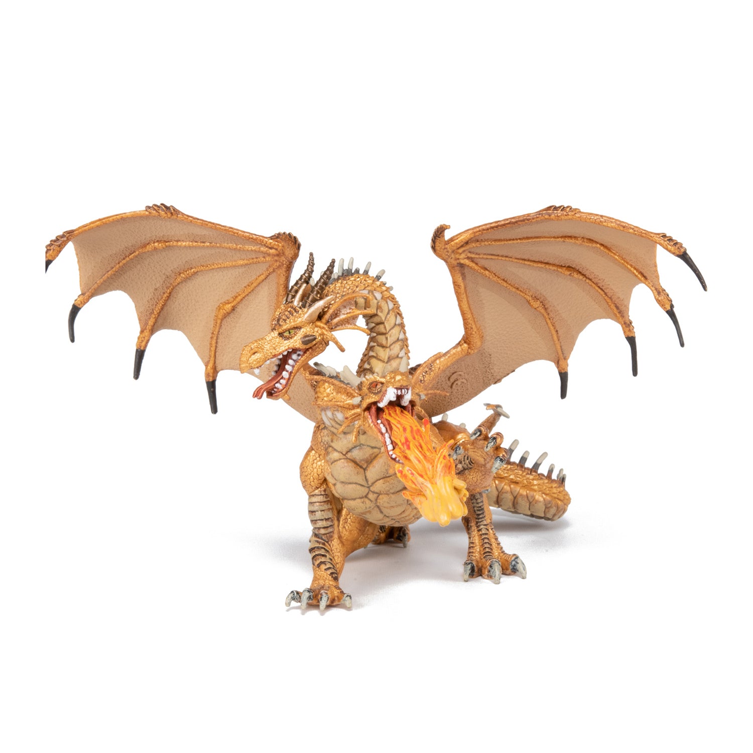 papo-fantasy-figurine-dragon-deux-t-tes-or image 5
