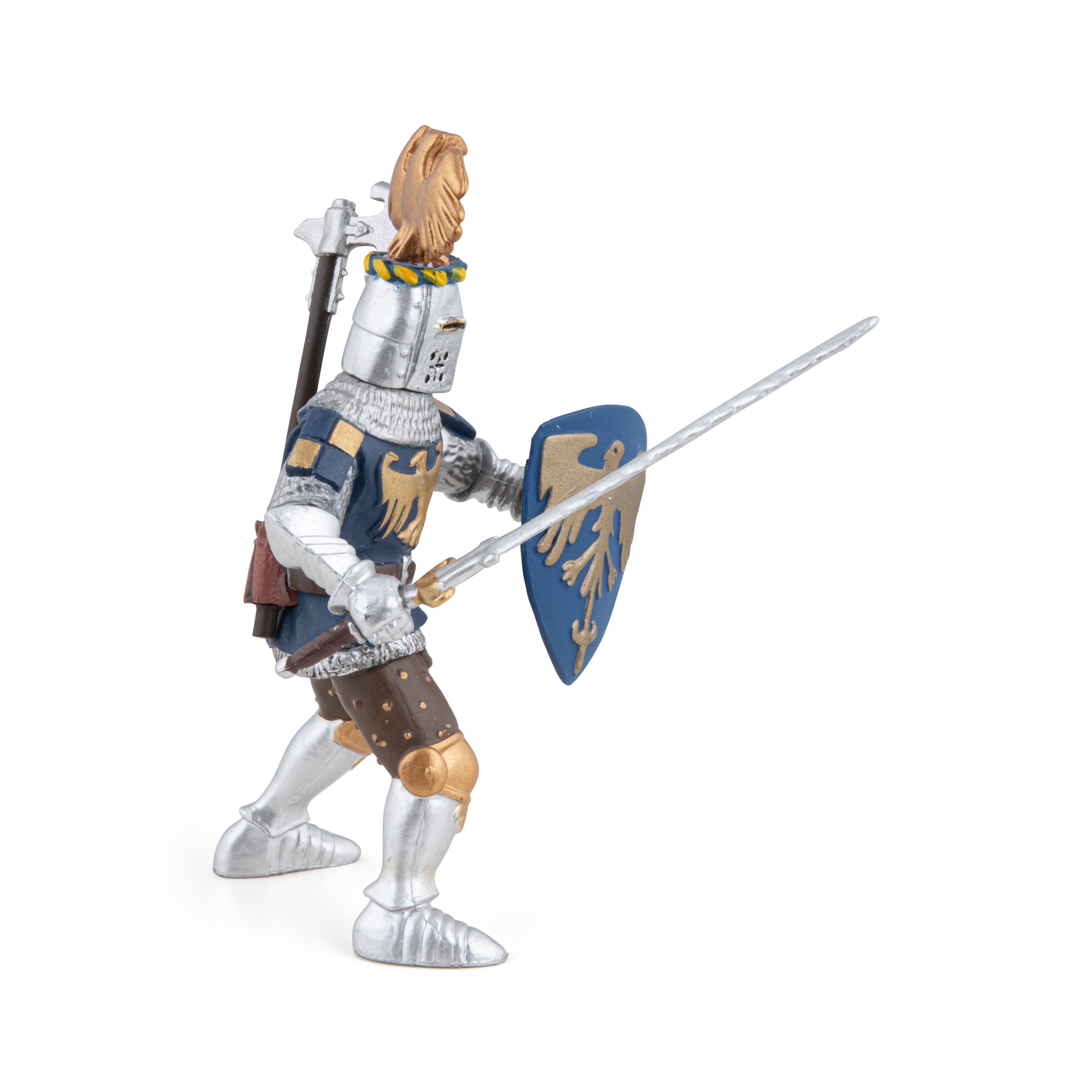 papo-medieval-chevalier-bleu-au-cimier-figurine-ch-teau image 4