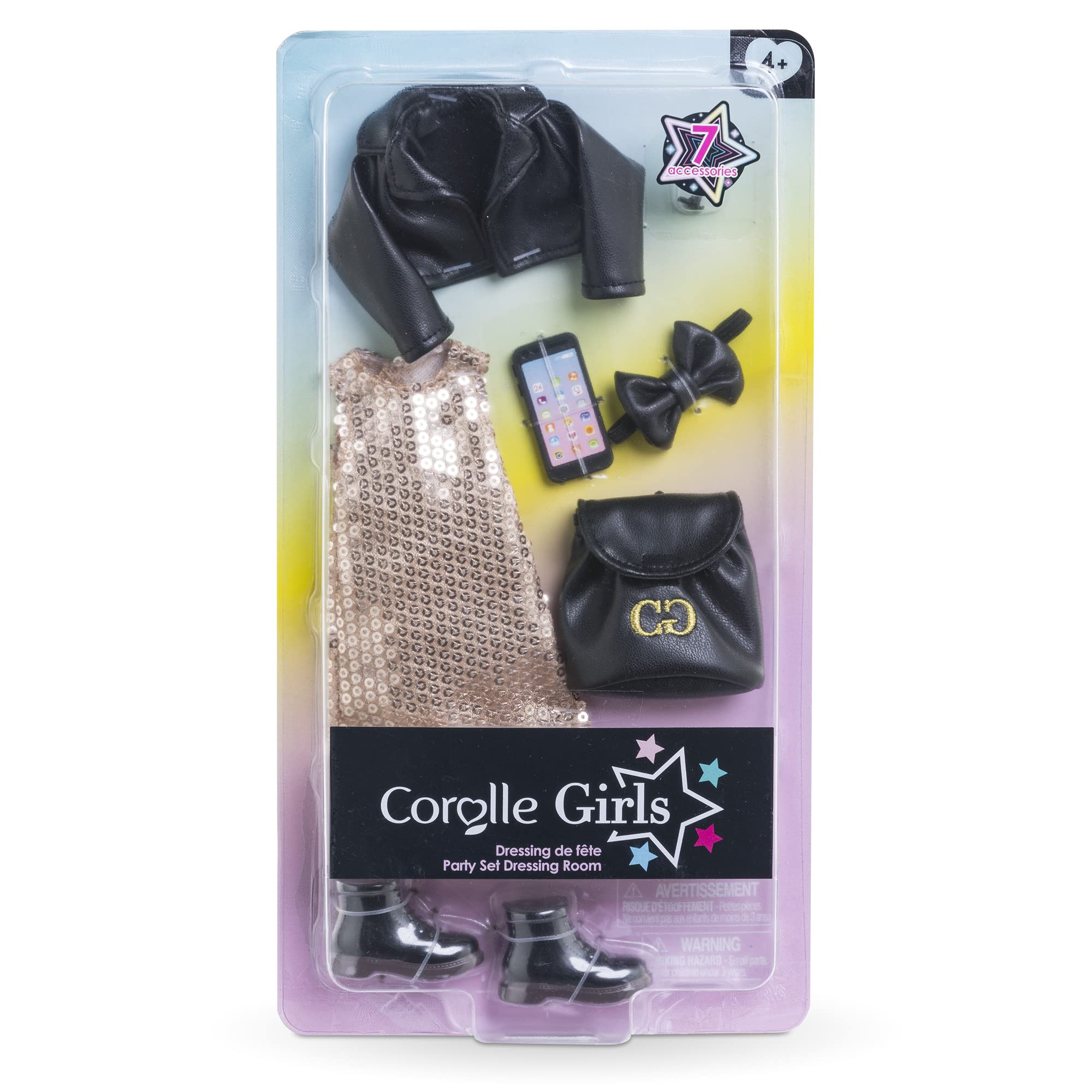 corolle-girls-dressing-de-f-te-tenue-poup-e-28-cm-7-accessoires image 8