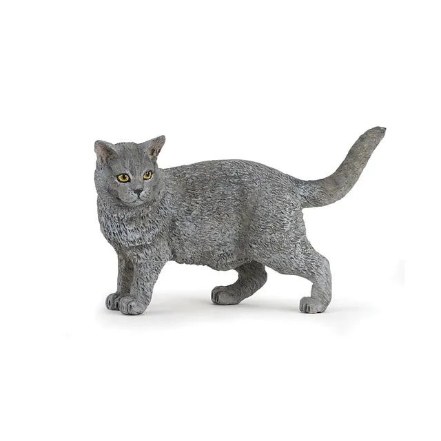 papo-dogs-cats-chartreux-figurine-chat-bleu-gris image 1