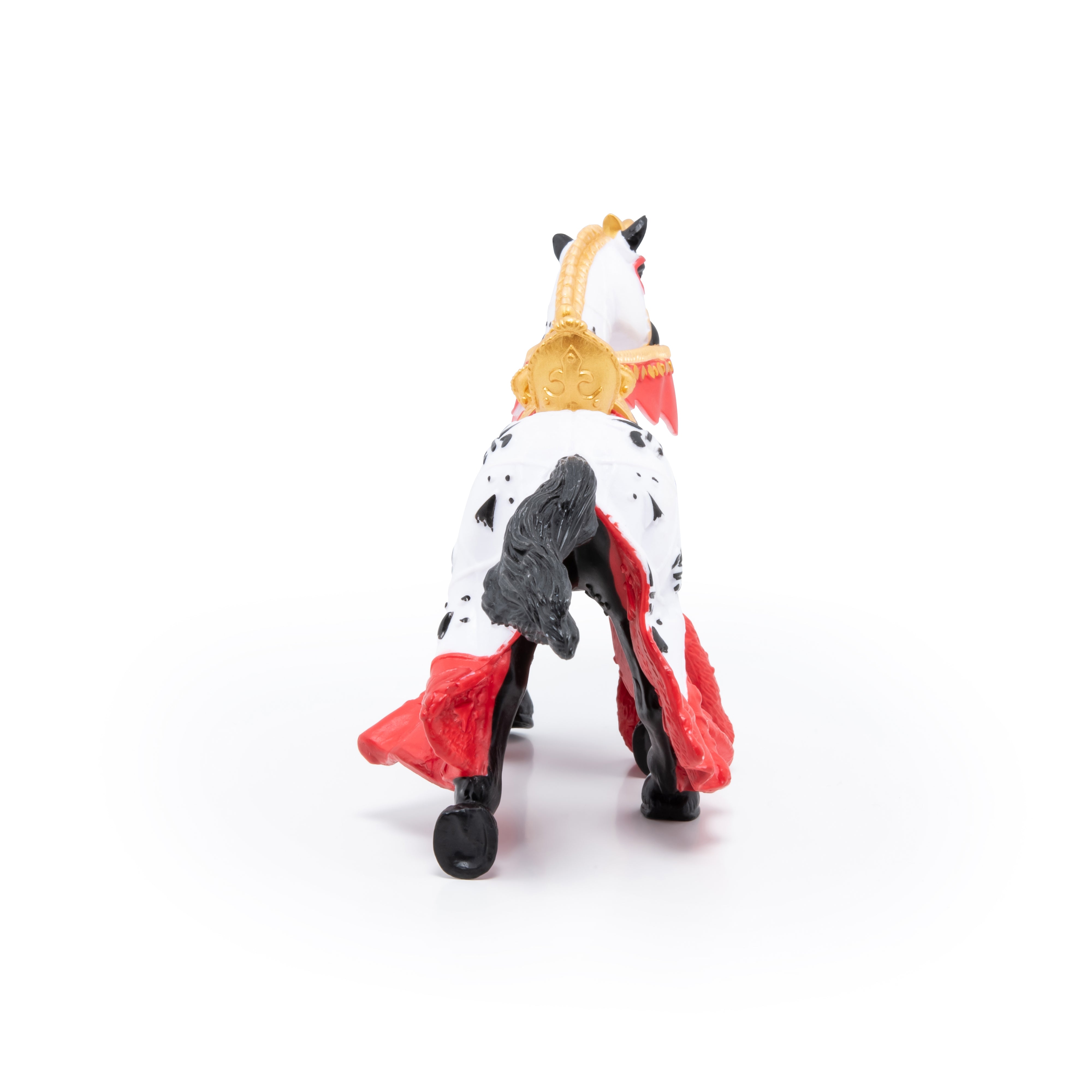 papo-medieval-cheval-du-roi-arthur-rouge-figurine image 6