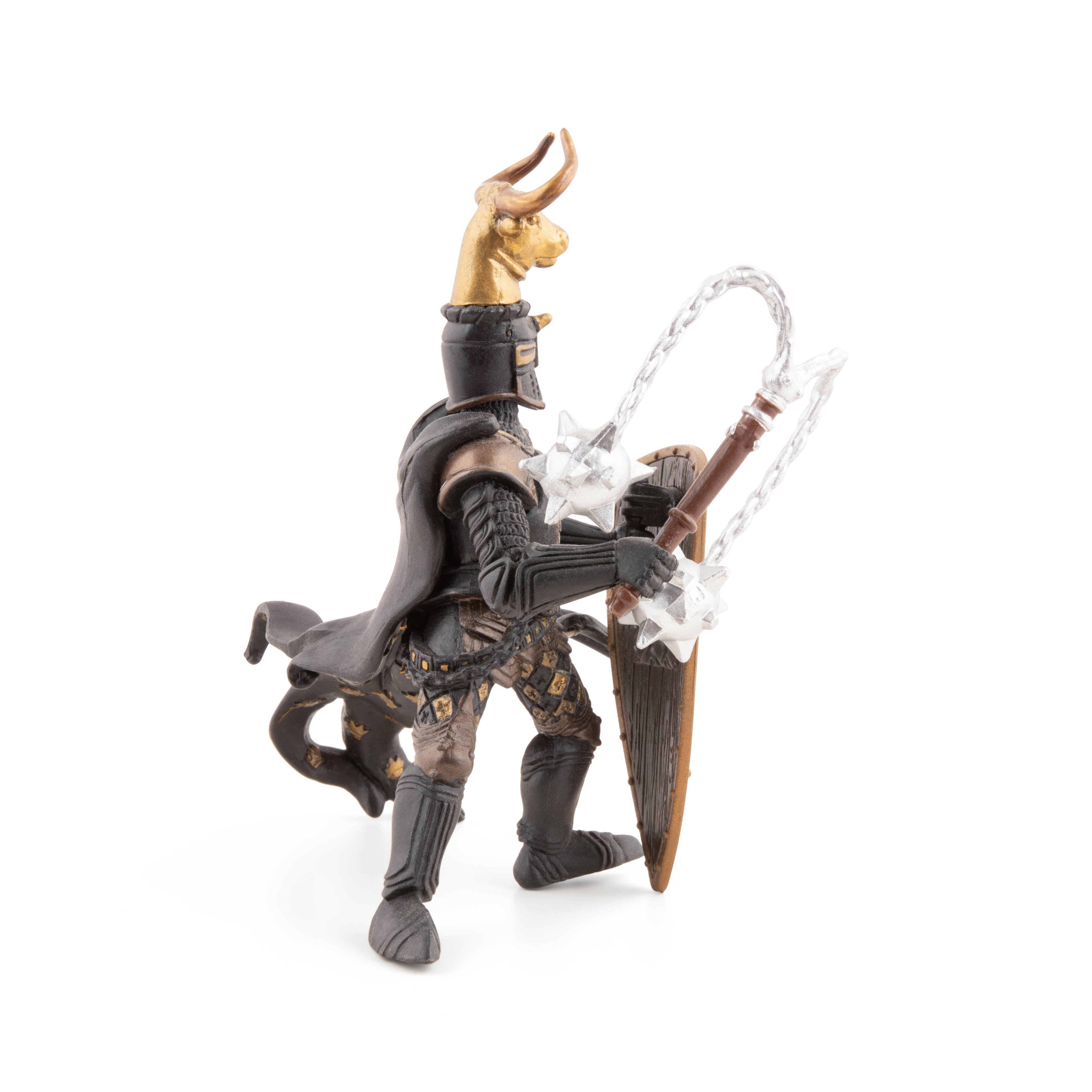 papo-medieval-ma-tre-des-armes-cimier-taureau-chevalier image 3