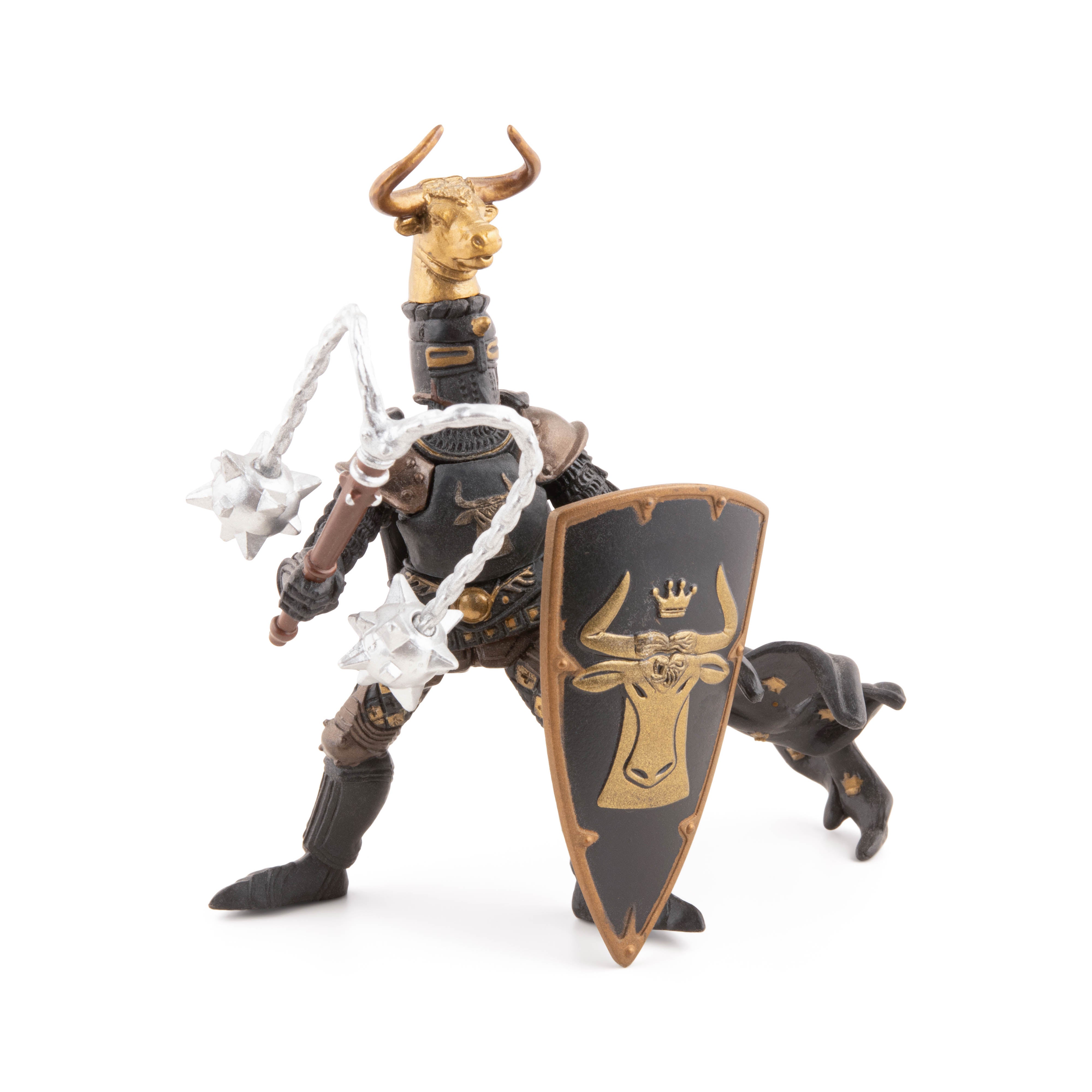 papo-medieval-ma-tre-des-armes-cimier-taureau-chevalier image 4