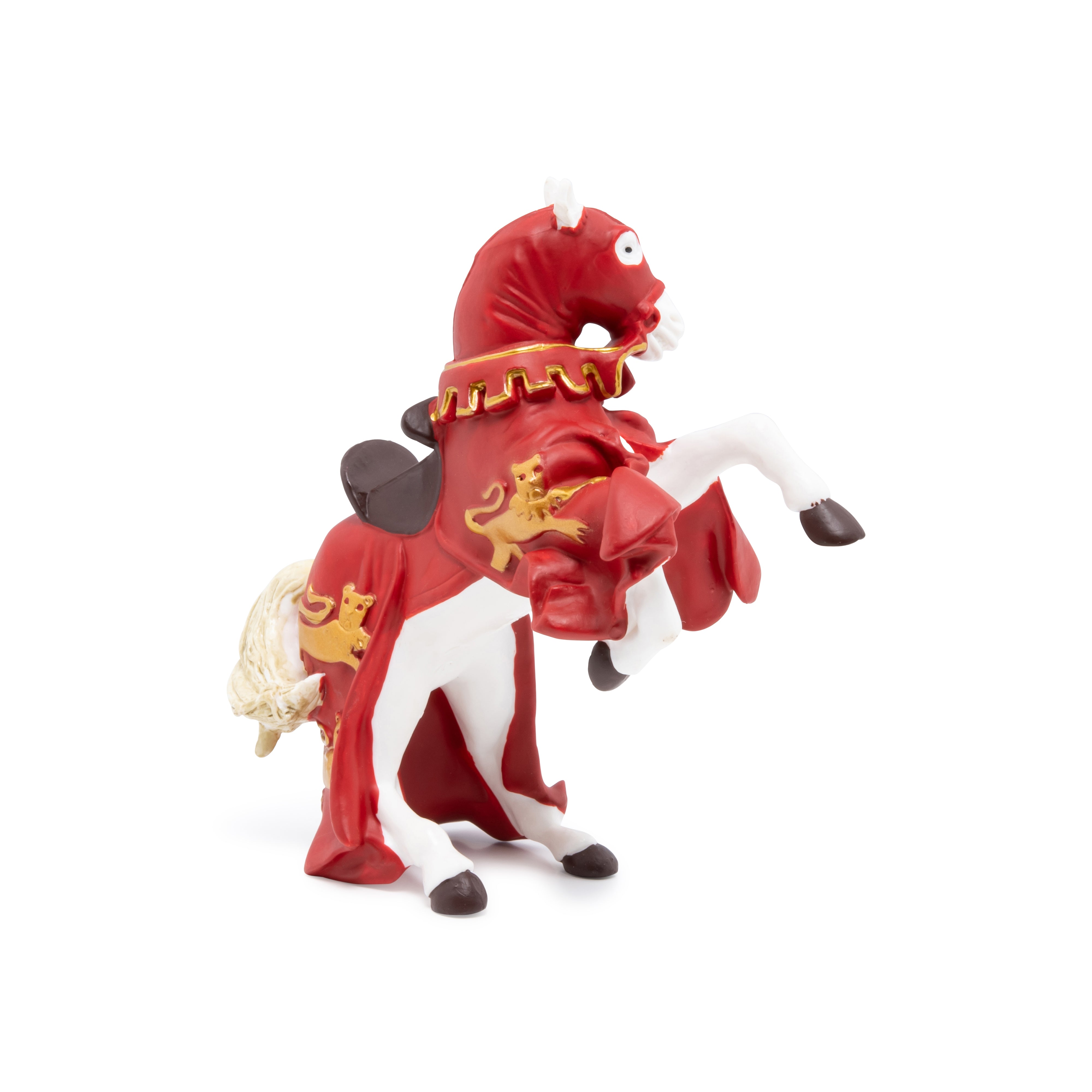 papo-medieval-cheval-du-roi-richard-rouge-figurine-cheval image 2