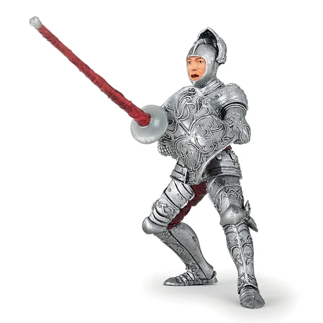 papo-medieval-chevalier-en-armure-figurine-moyen-ge image 1