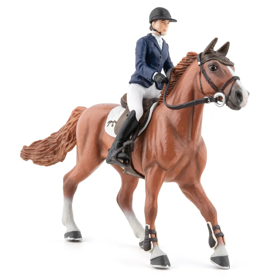 papo-chevaux-figurine-p-n-lope-et-flora-jumping image 1