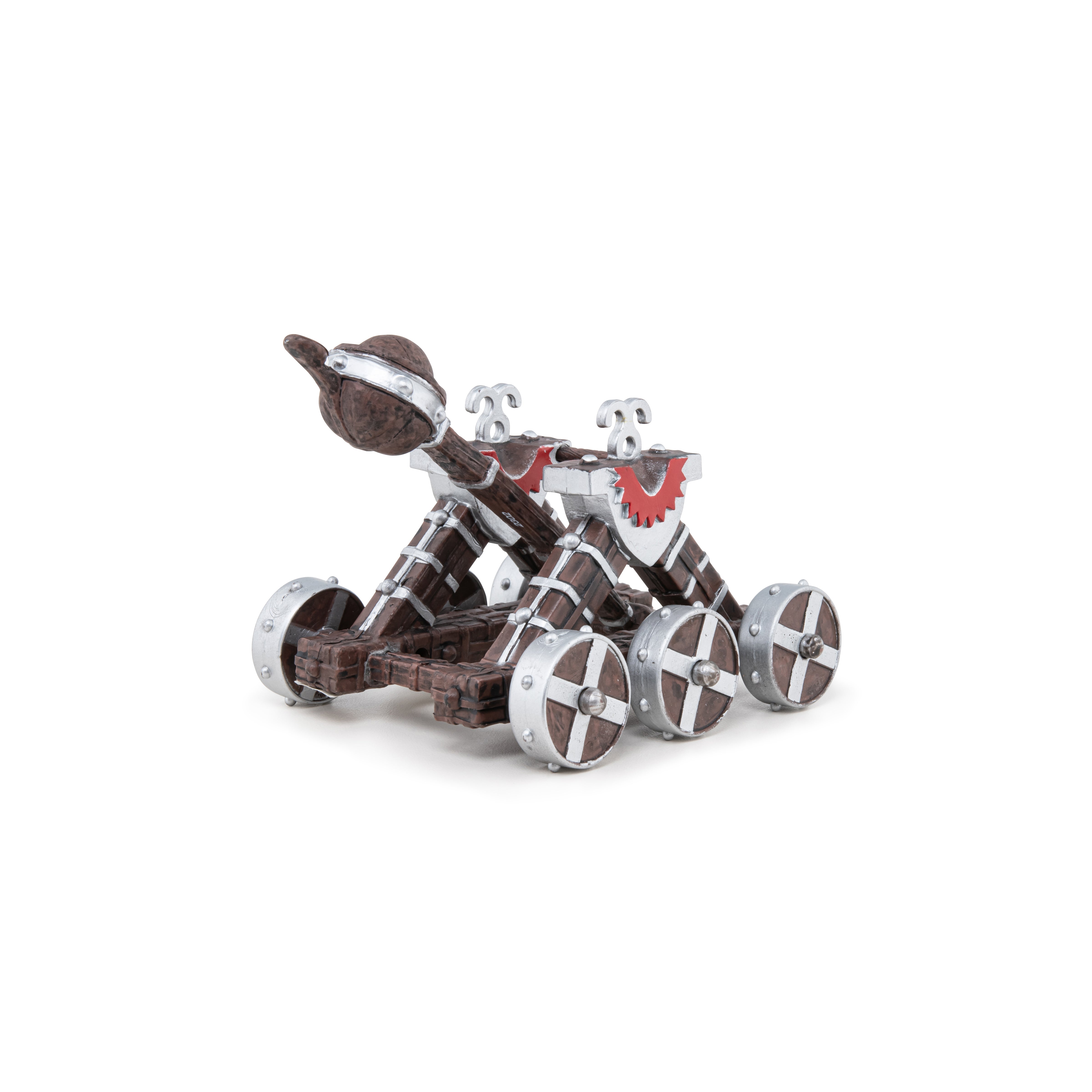papo-medieval-catapulte-rouge-jouet-machine-de-guerre image 1