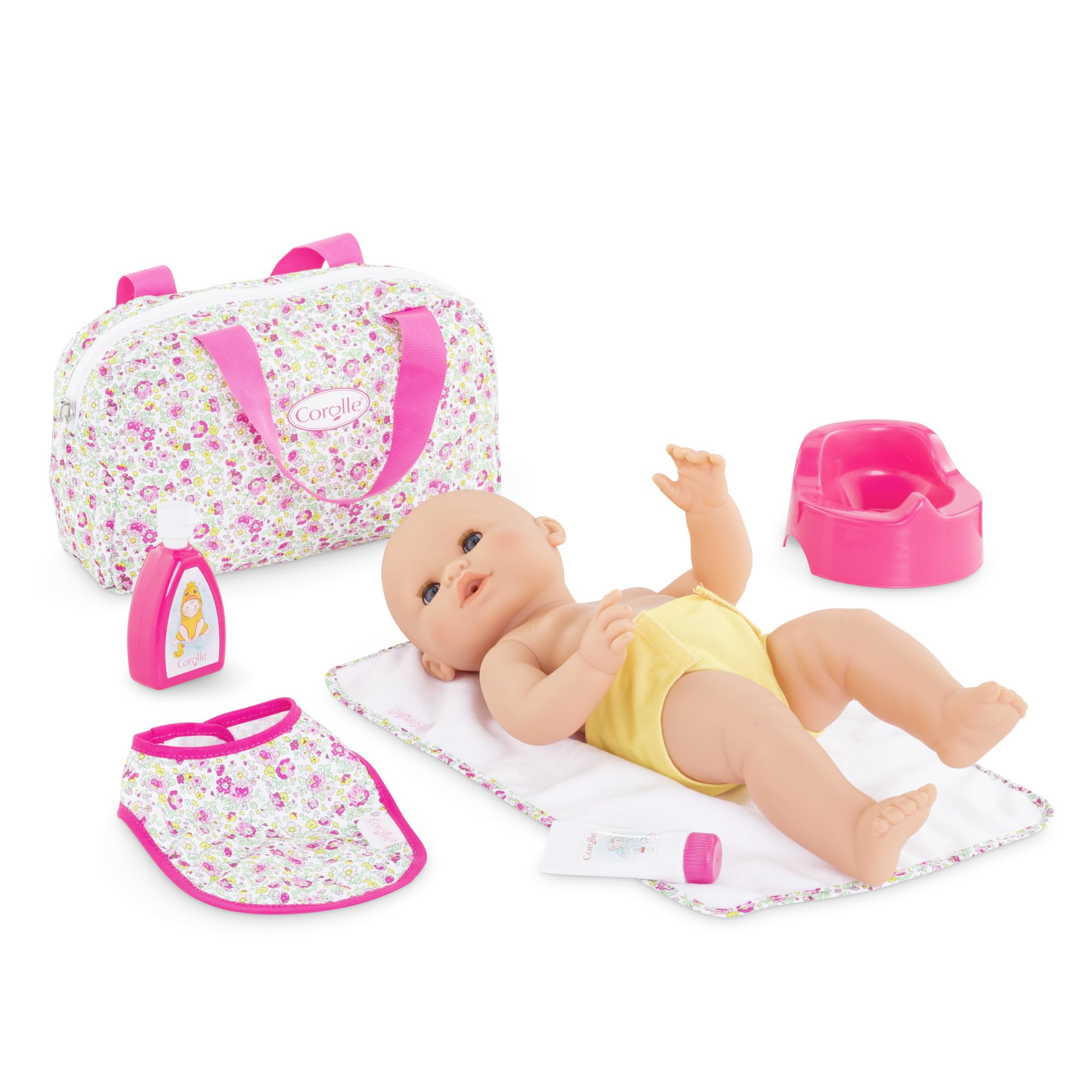 corolle-mon-grand-coffret-langer-fleuri-accessoire-poupon-36cm image 3