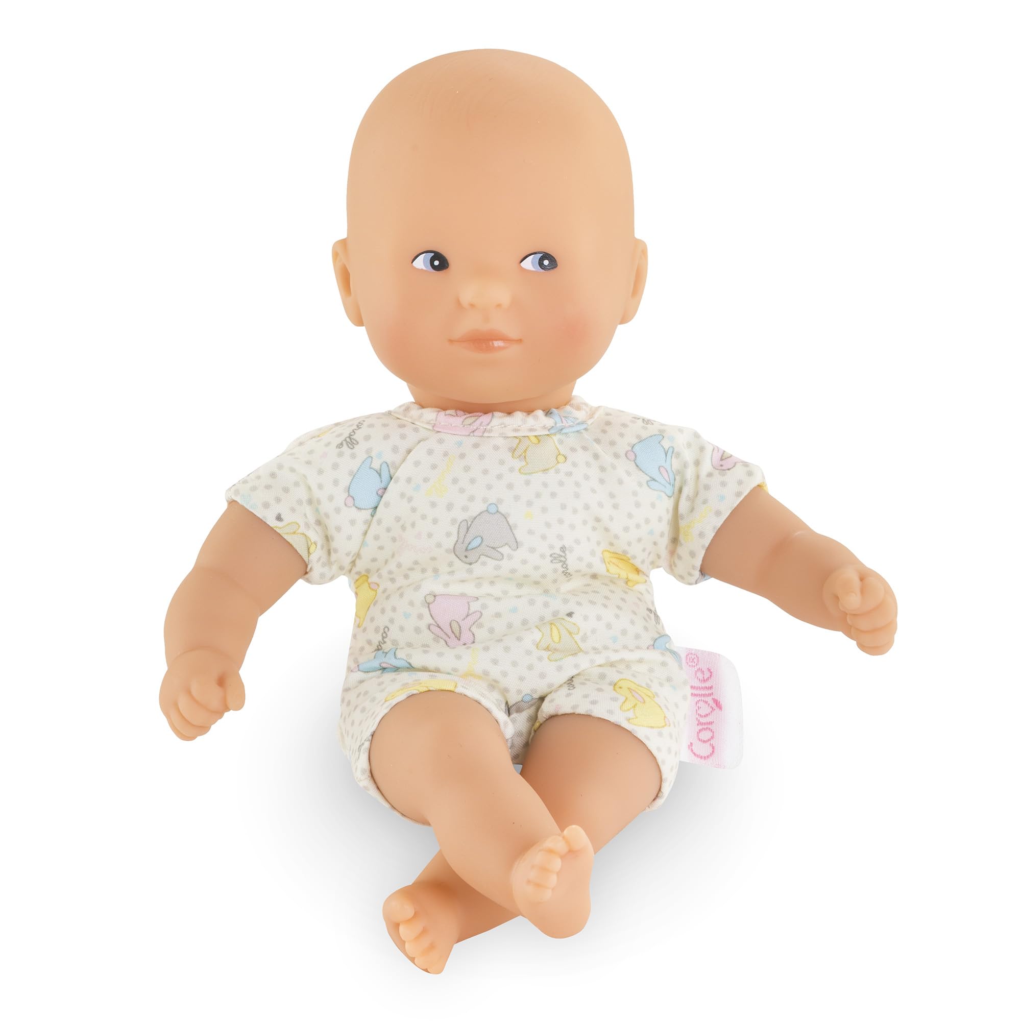 corolle-mon-premier-mini-calin-lapin-poupon-20-cm-bleu image 1