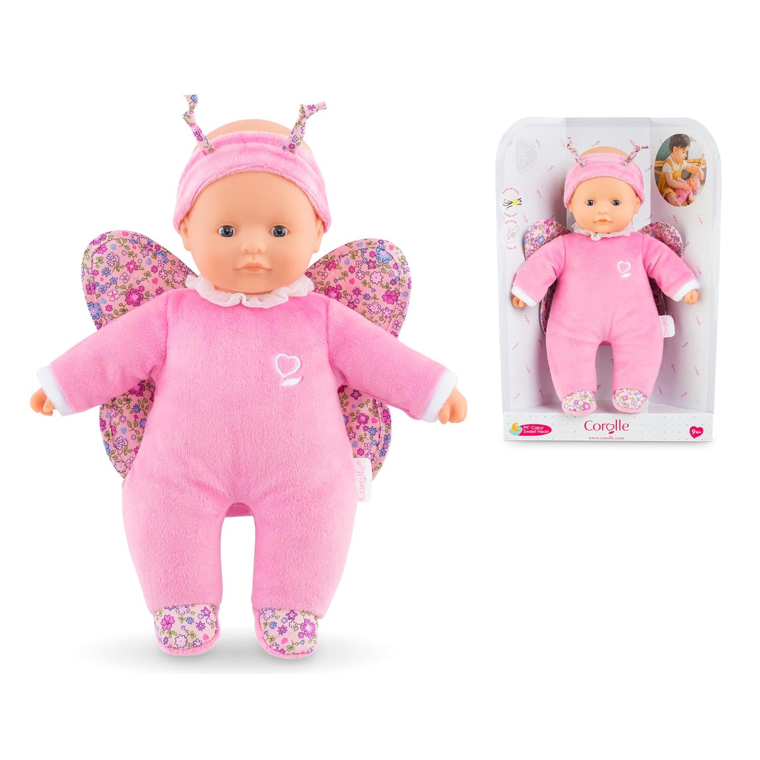 corolle-mon-doudou-pti-c-ur-papillon-doudou-30-cm-ailes-9-mois image 7