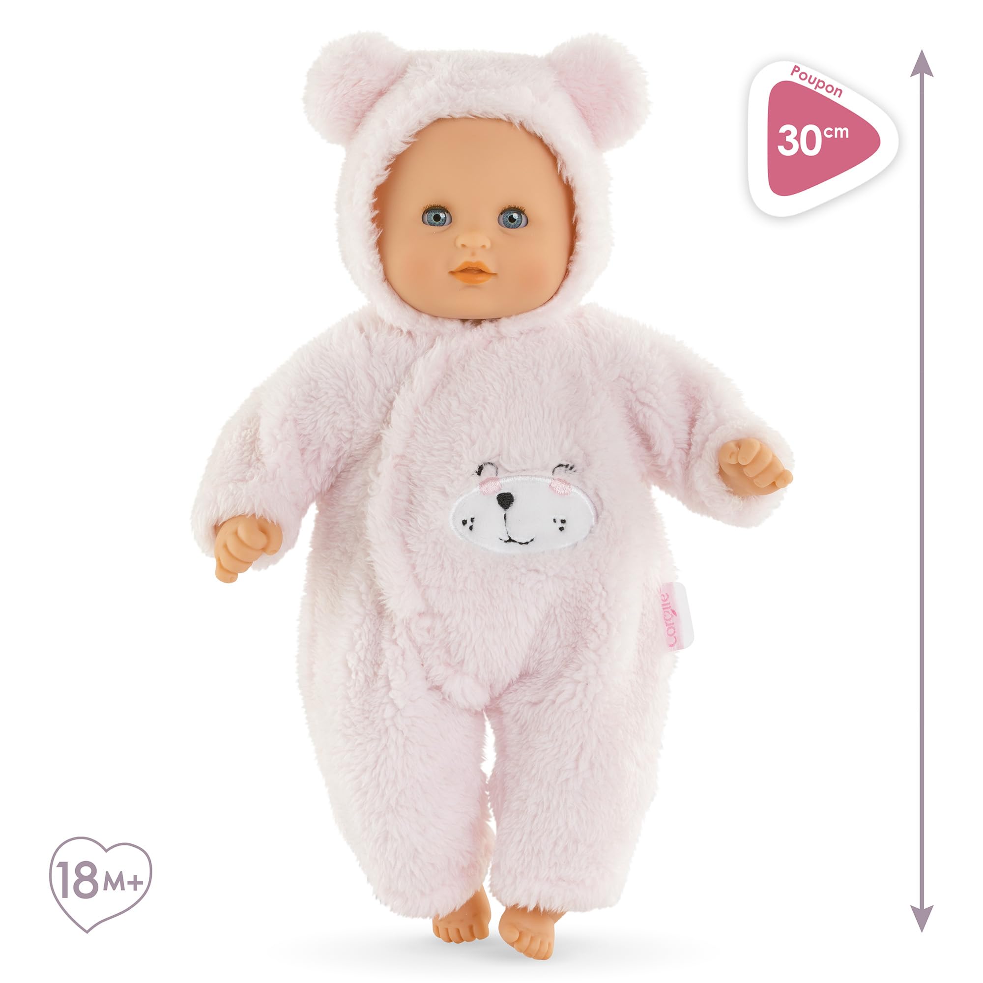 corolle-mon-premier-poupon-b-b-calin-ourson-d-amour-30cm image 2