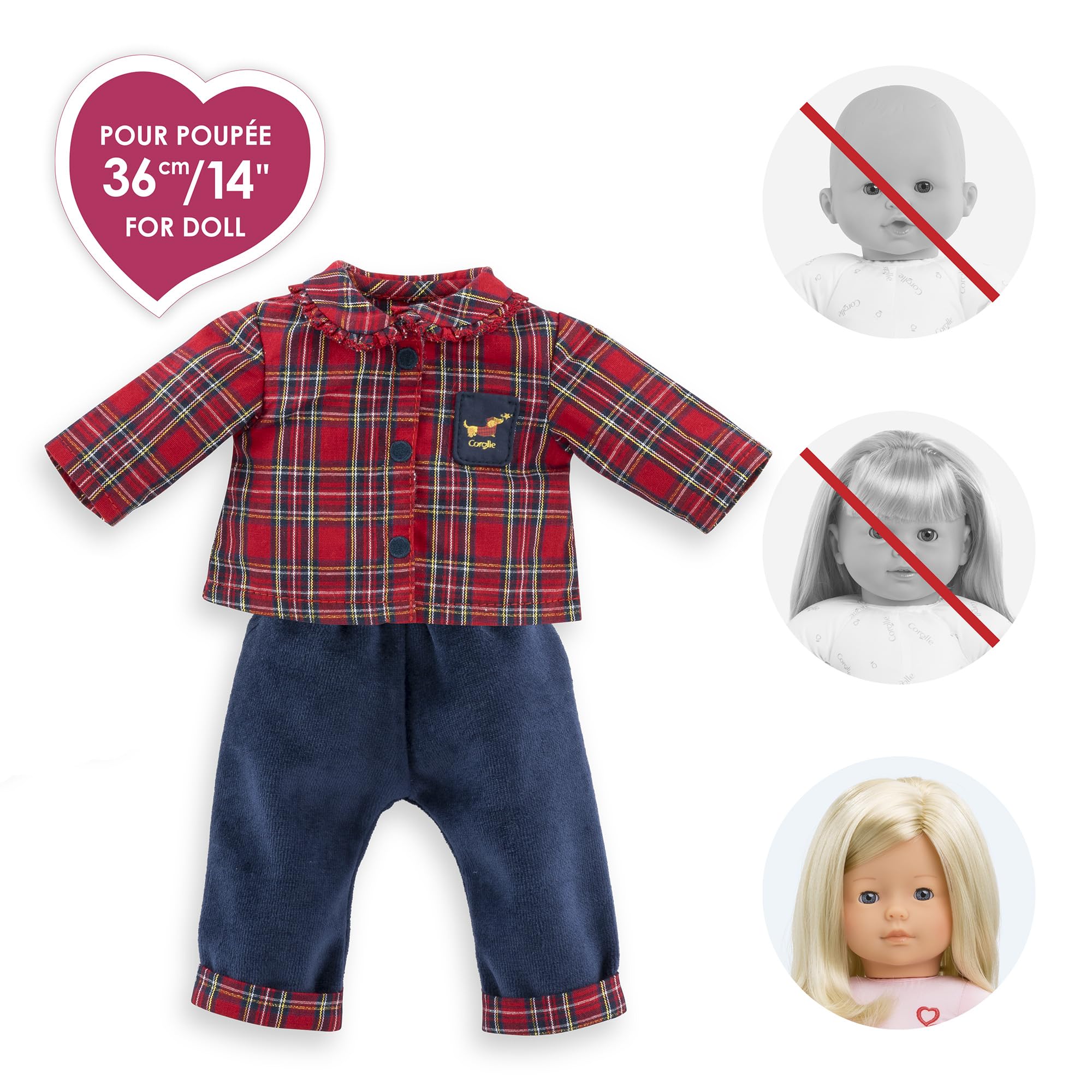 corolle-ma-ensemble-homewear-2-pi-ces-poup-e-36cm image 3