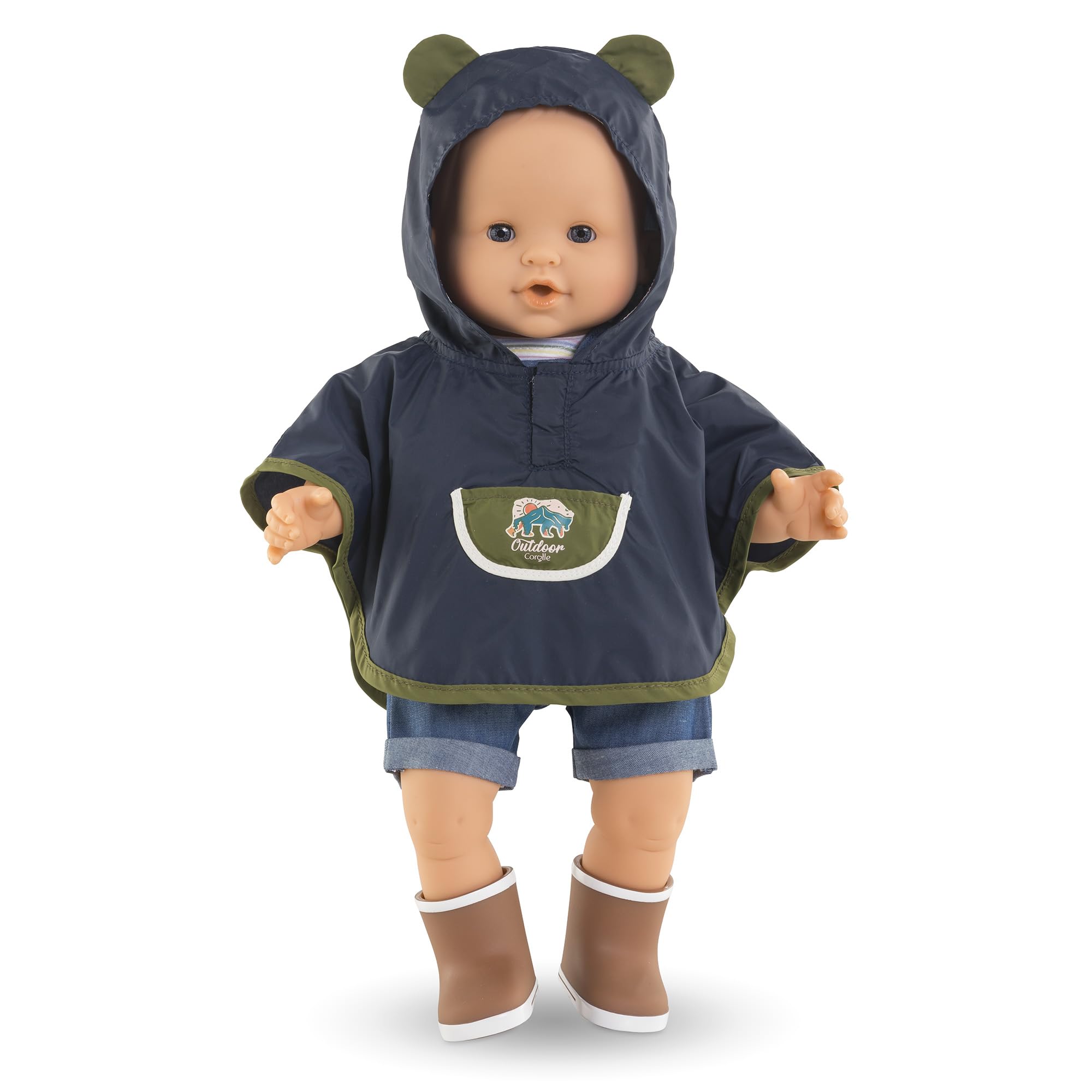 corolle-mon-grand-poupon-poncho-pluie-petit-explorateur-poupon-36cm image 5