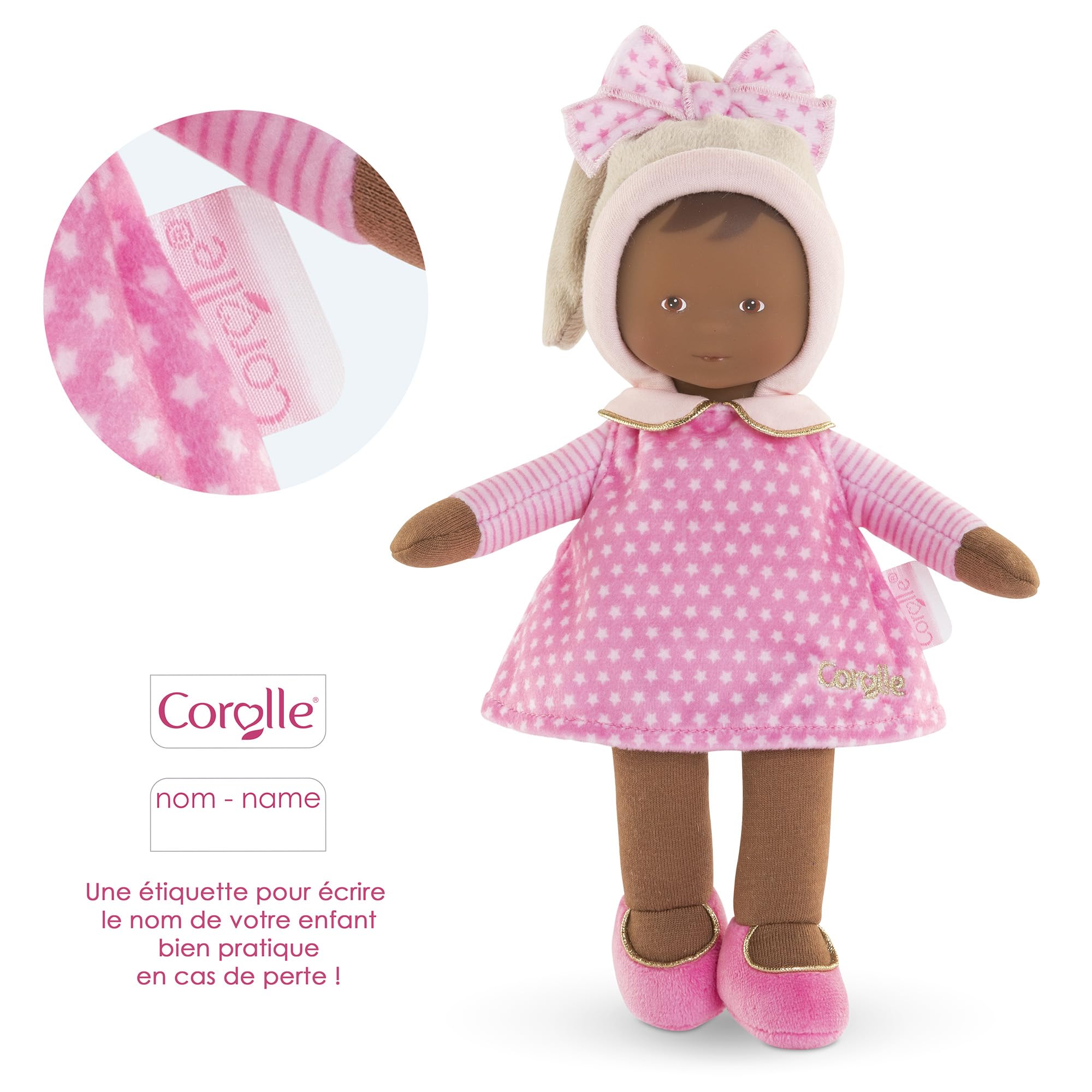 mon-doudou-corolle-miss-rose-r-ves-d-toiles-25-cm-naissance image 2
