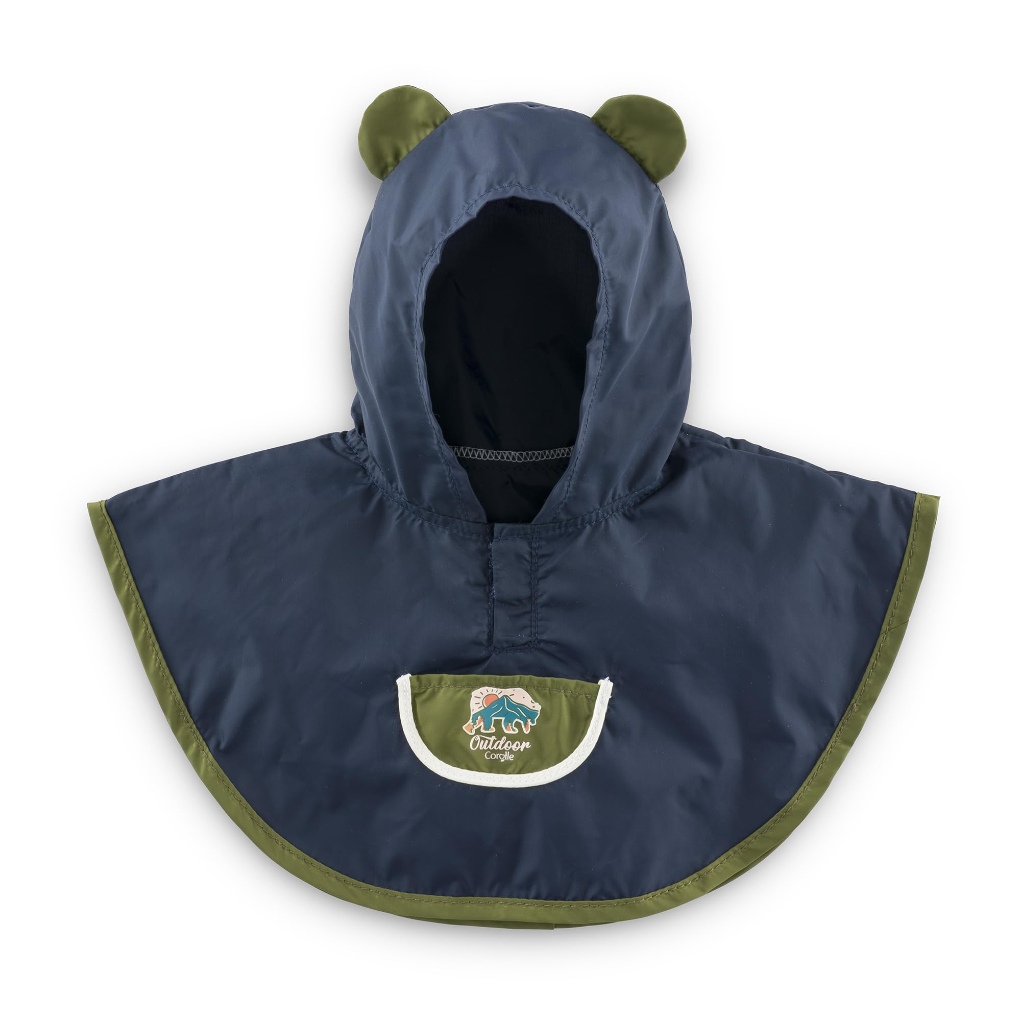 corolle-mon-grand-poupon-poncho-pluie-petit-explorateur-poupon-36cm image 1