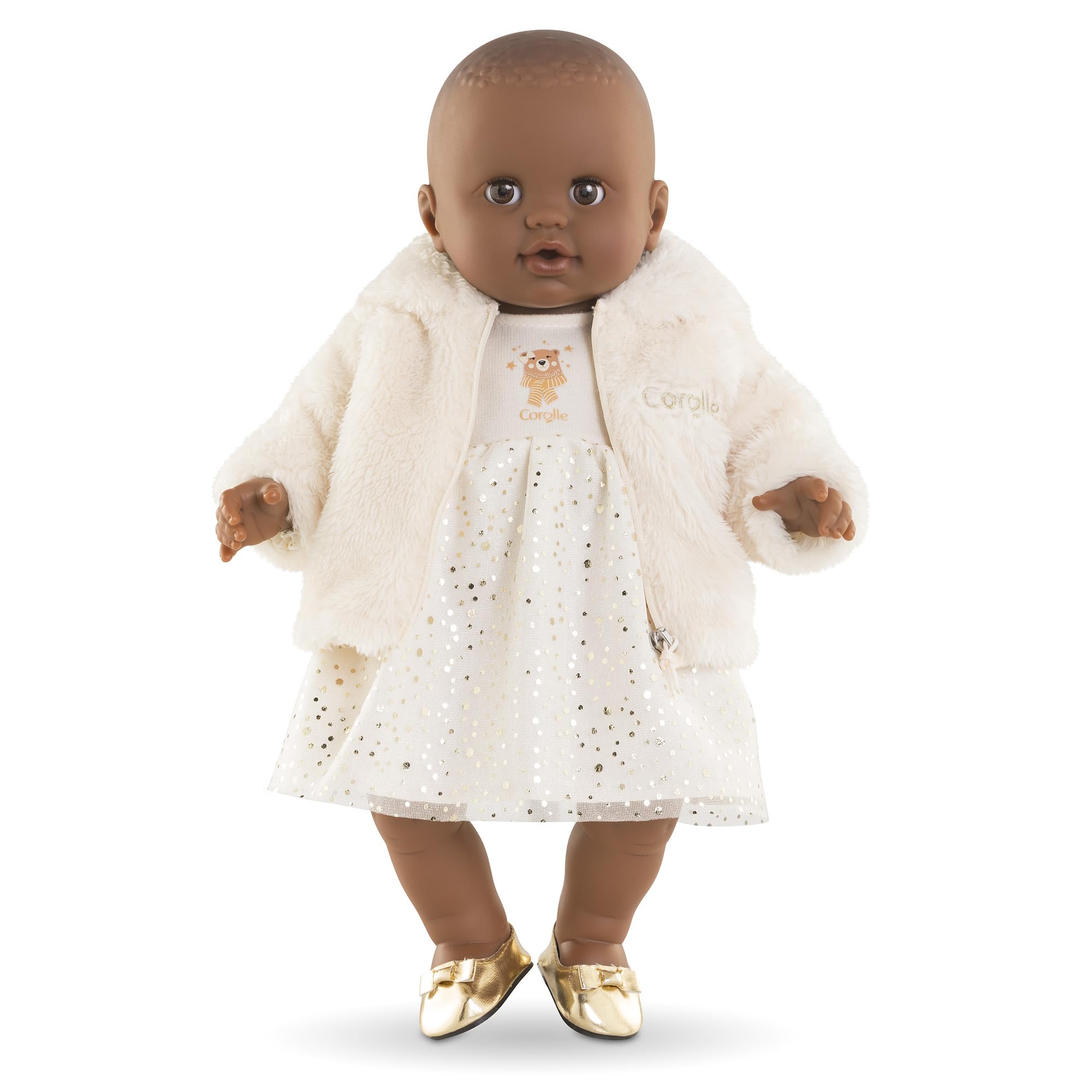corolle-mon-grand-poupon-manteau-for-t-enchant-e-v-tement-36cm-beige image 3