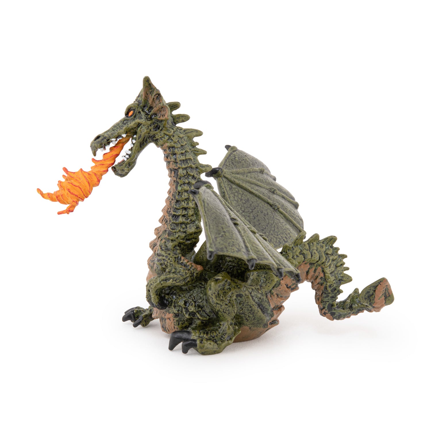 papo-the-enchanted-world-dragon-ail-vert-figurine-avec-flamme image 4