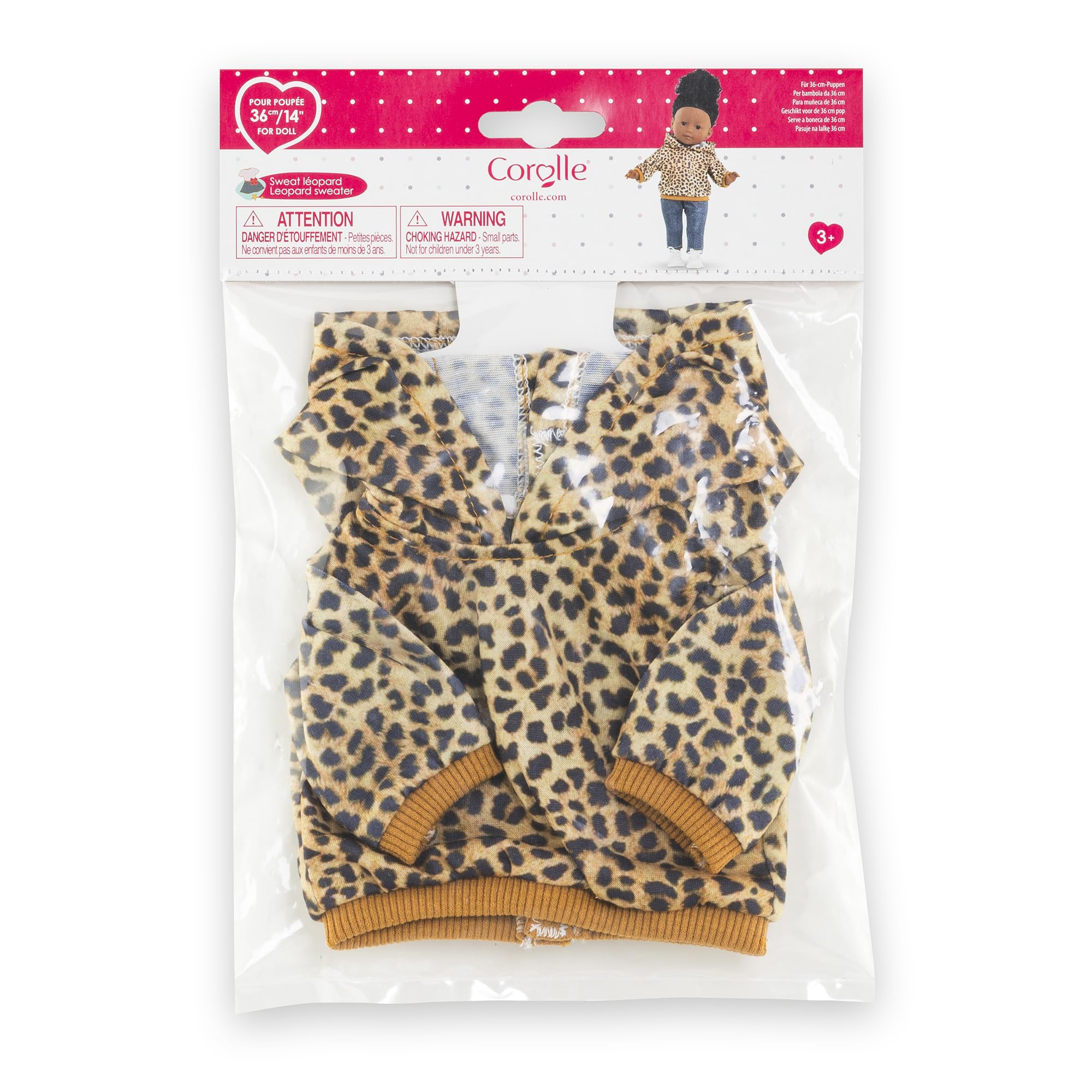 corolle-ma-corolle-sweat-l-opard-v-tement-poup-e-36cm image 4