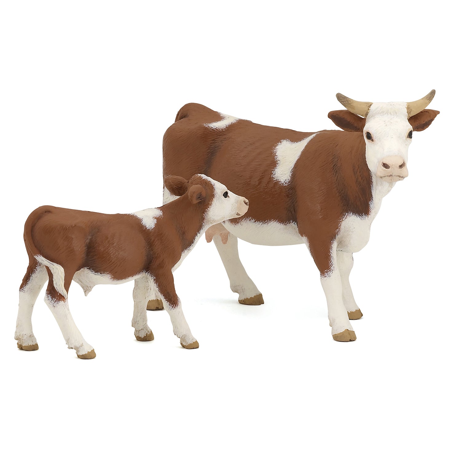 papo-farmyard-veau-simmental-figurine-vache-ferme image 2