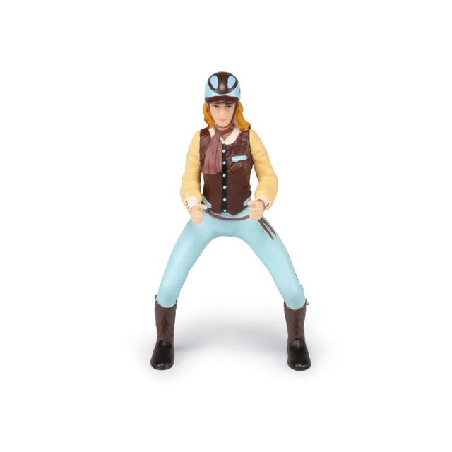 papo-chevaux-cavali-re-fashion-bleue-figurine image 1