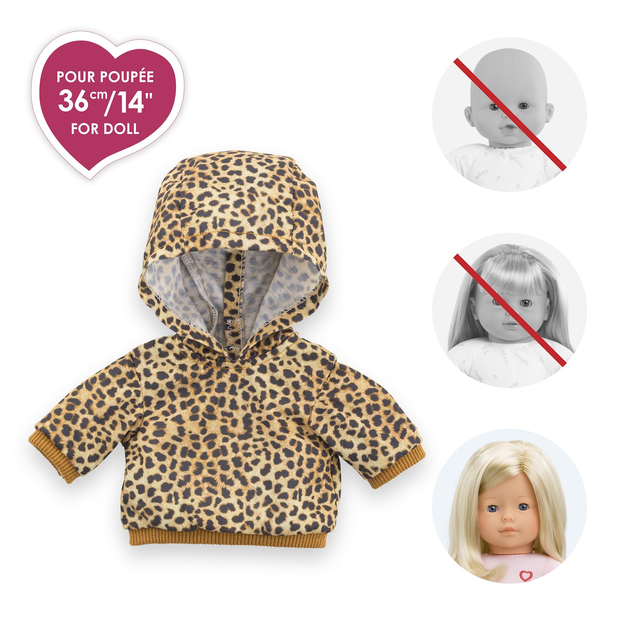corolle-ma-corolle-sweat-l-opard-v-tement-poup-e-36cm image 3