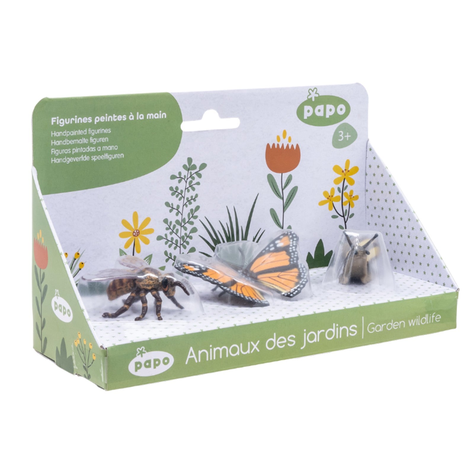 papo-animaux-coffret-insectes-abeille-papillon-escargot image 1