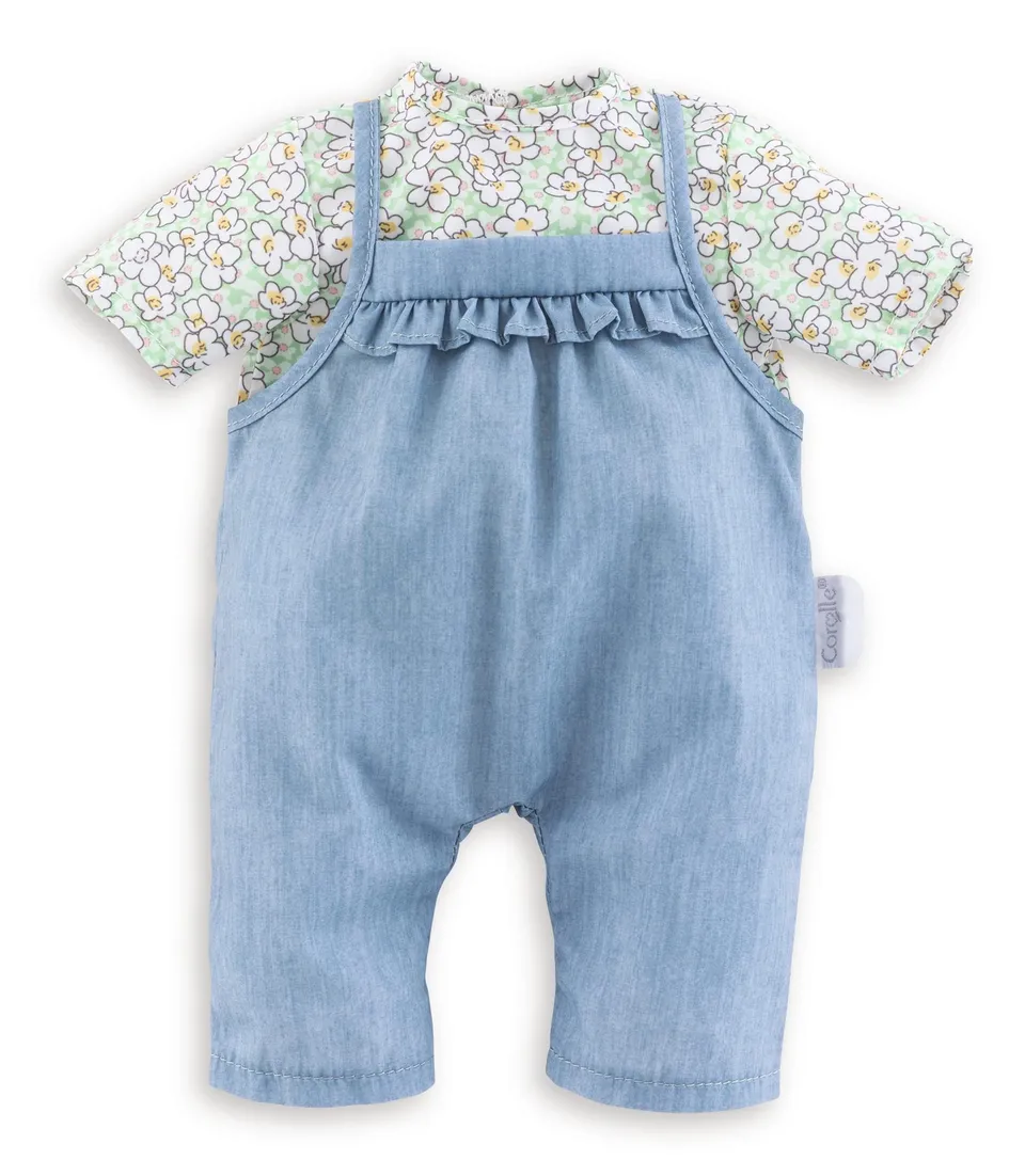 corolle-mon-premier-poupon-blouse-salopette-v-tement-30-cm image 1