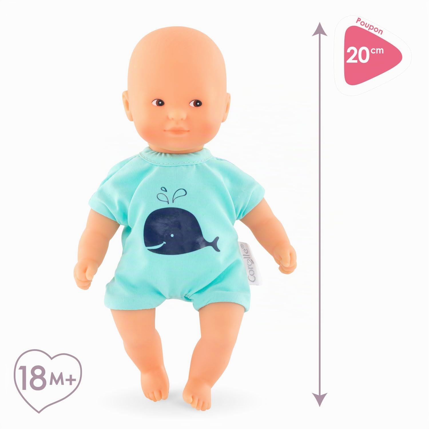 corolle-mon-premier-poupon-mini-bain-bleu-poupon-20-cm-d-s-18-mois image 3