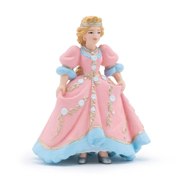papo-monde-enchant-figurine-princesse-au-bal-robe-rose image 1