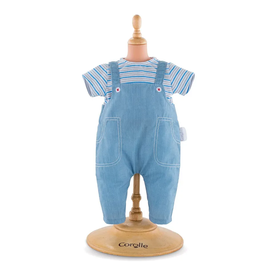 mon-grand-poupon-corolle-t-shirt-ray-salopette-36-cm image 1
