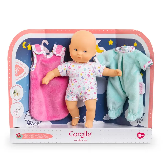 corolle-mon-premier-poupon-mini-calin-bonne-nuit-papillons-20cm image 1